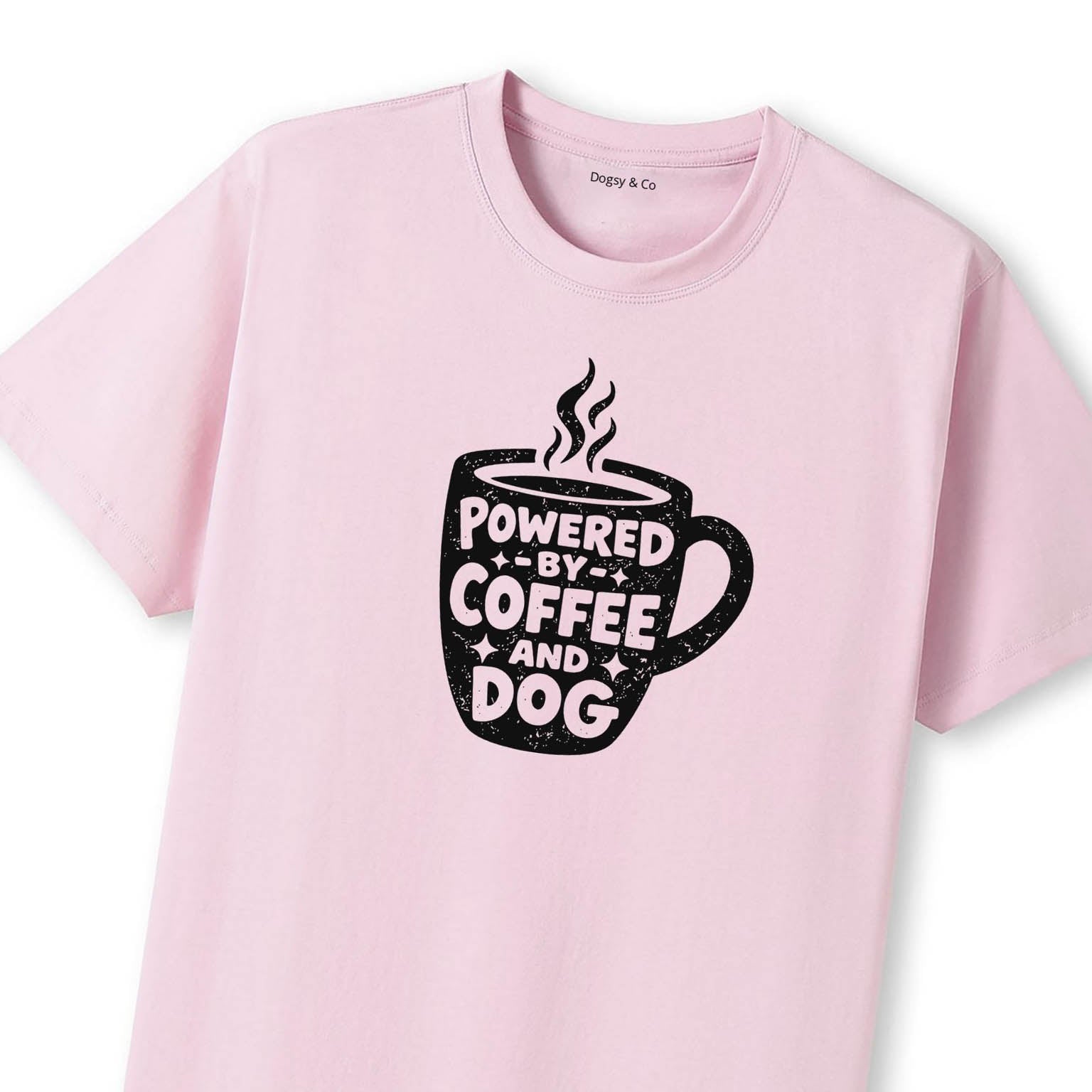 Powered by Coffee Dog Love T-Shirt - image 9