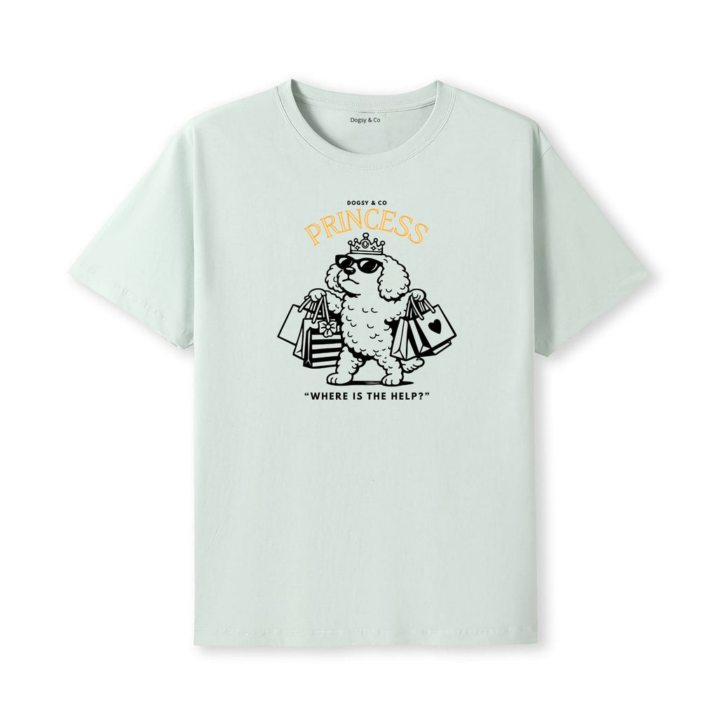 Princess Oodle Where is the Help T‑Shirt - Poodle X