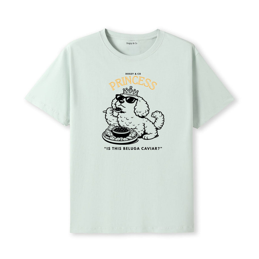 Princess Oodle Is this Beluga Caviar T‑Shirt - Poodle X