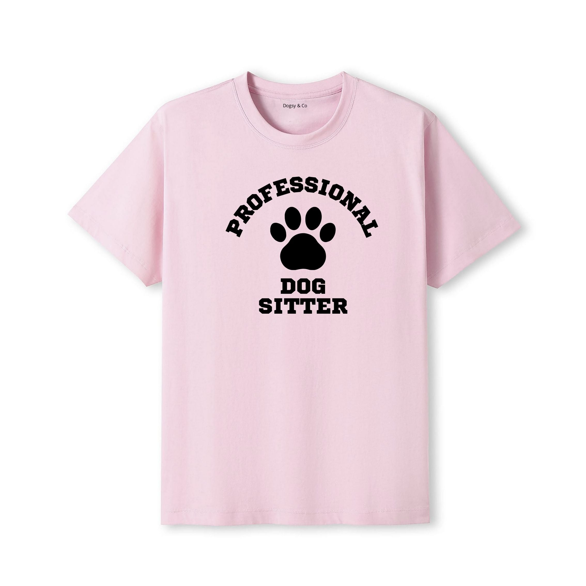 Professional Dog Sitter T-Shirt - detail view