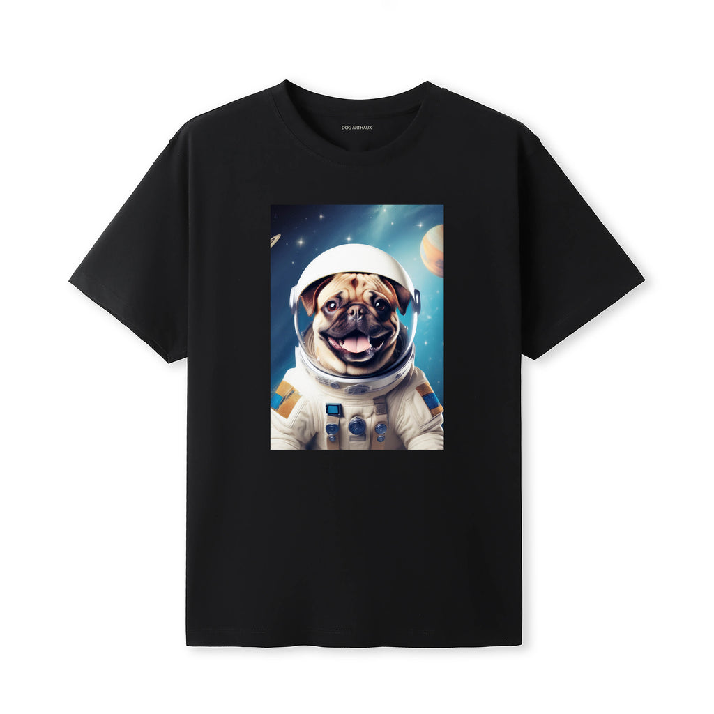 Pug Astronaut Dog T-shirt