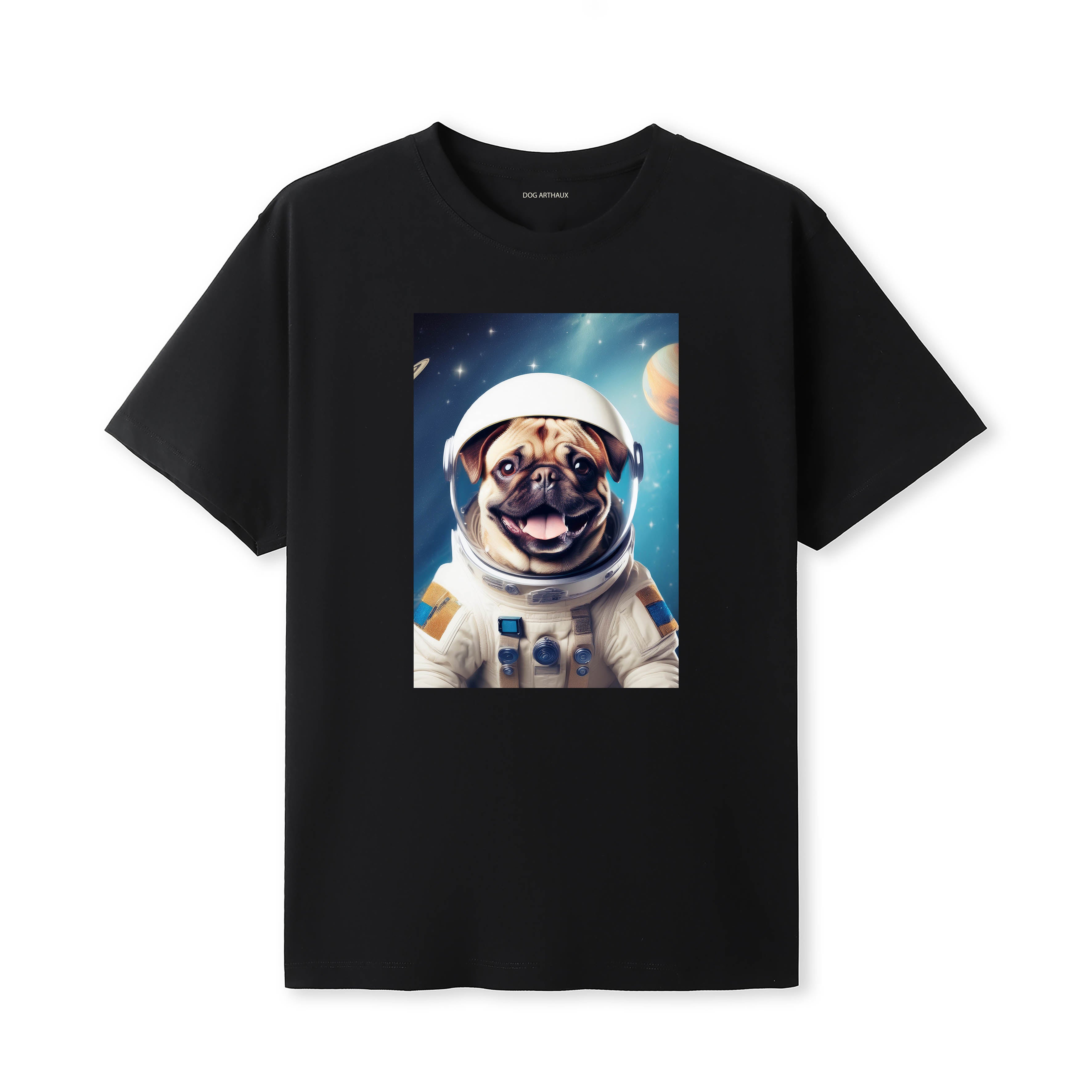 Pug Astronaut Dog T-shirt