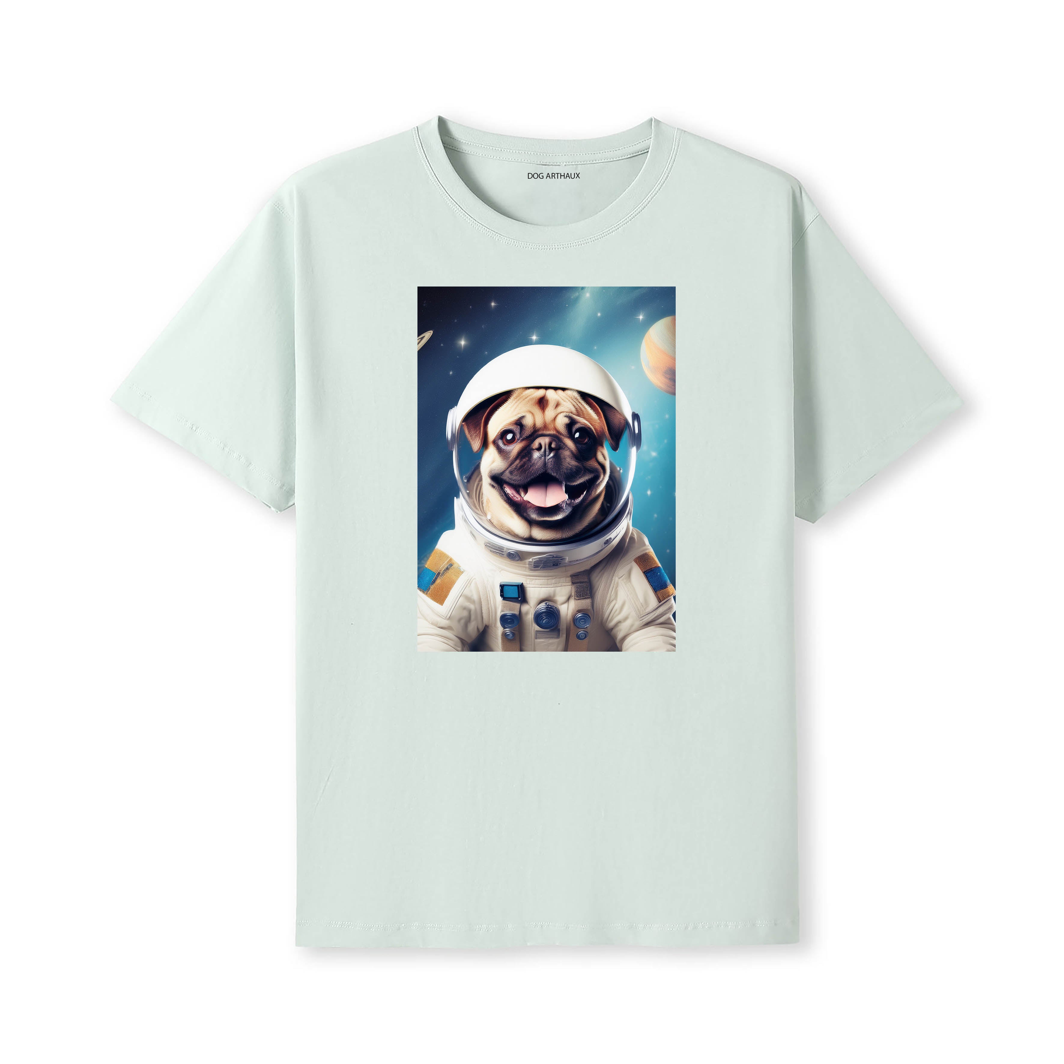 Pug Astronaut Dog T-shirt