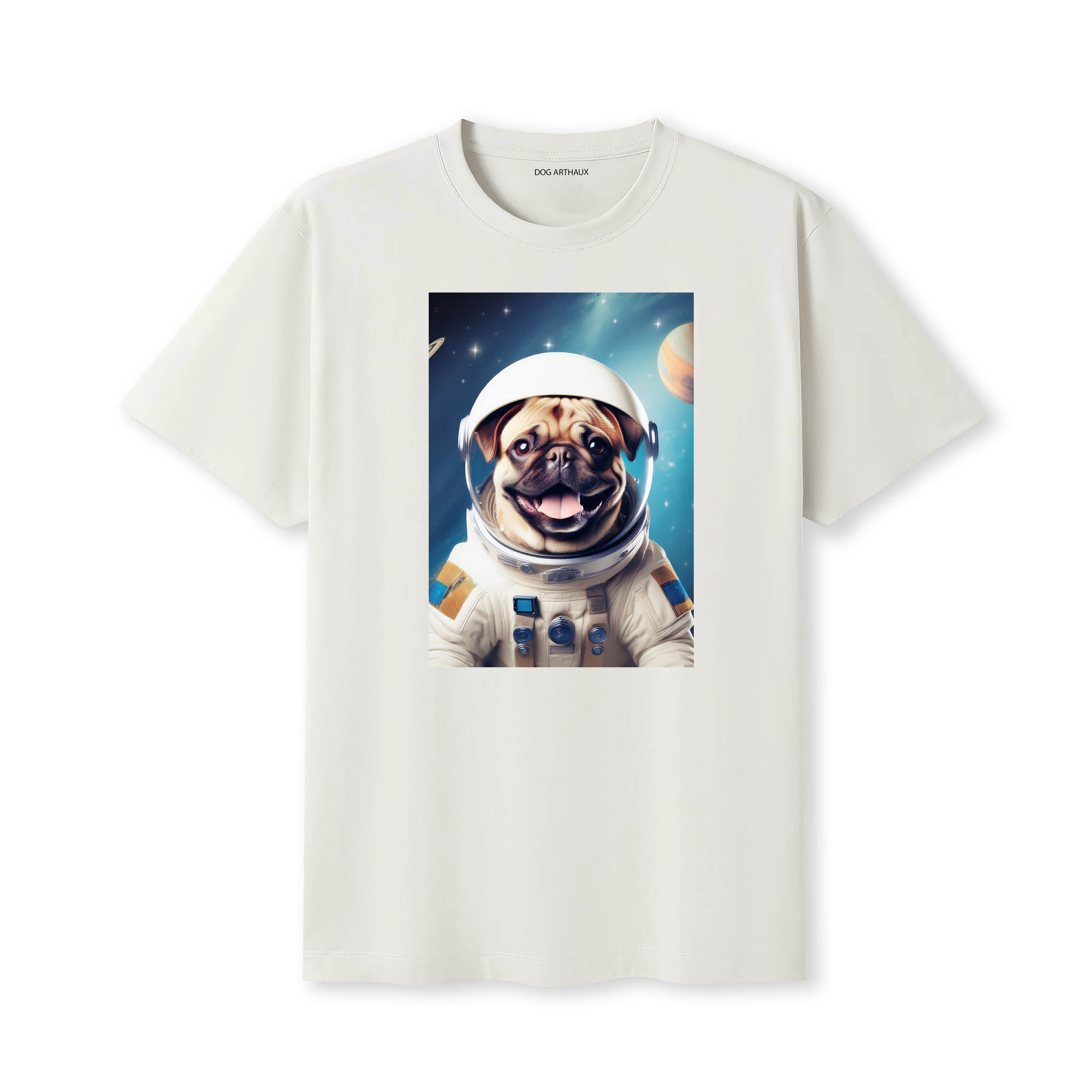 Pug Astronaut Dog T-shirt