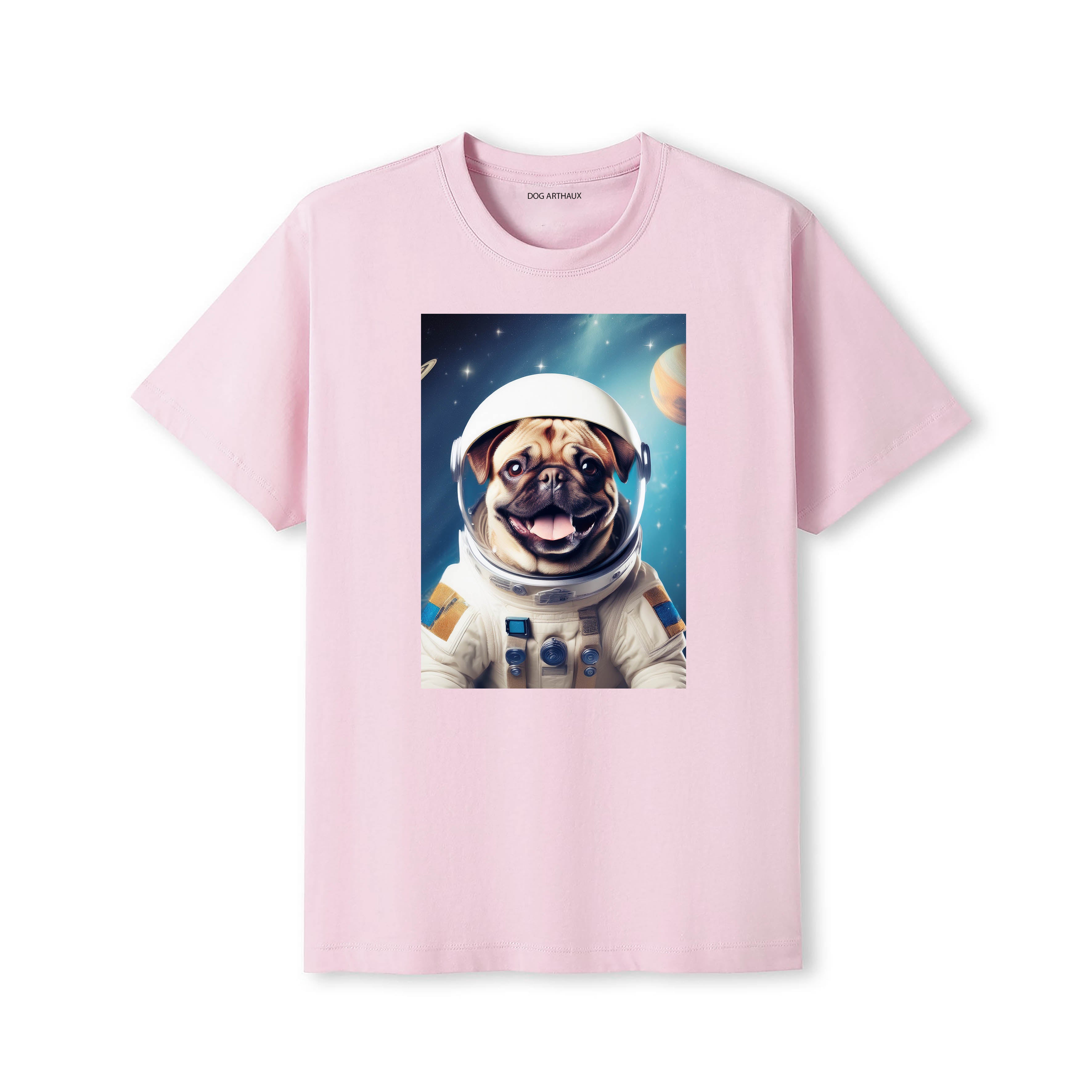 Pug Astronaut Dog T-shirt