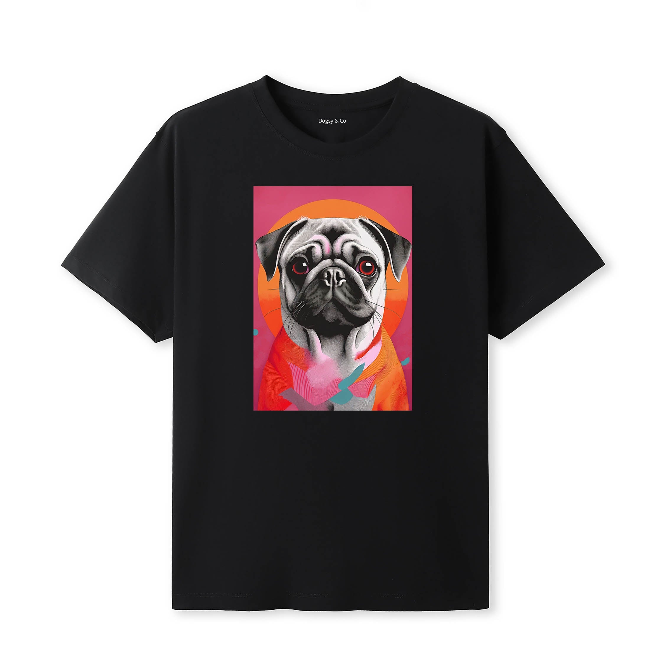 Pug Mod Pop Dogs T-Shirt Artwork