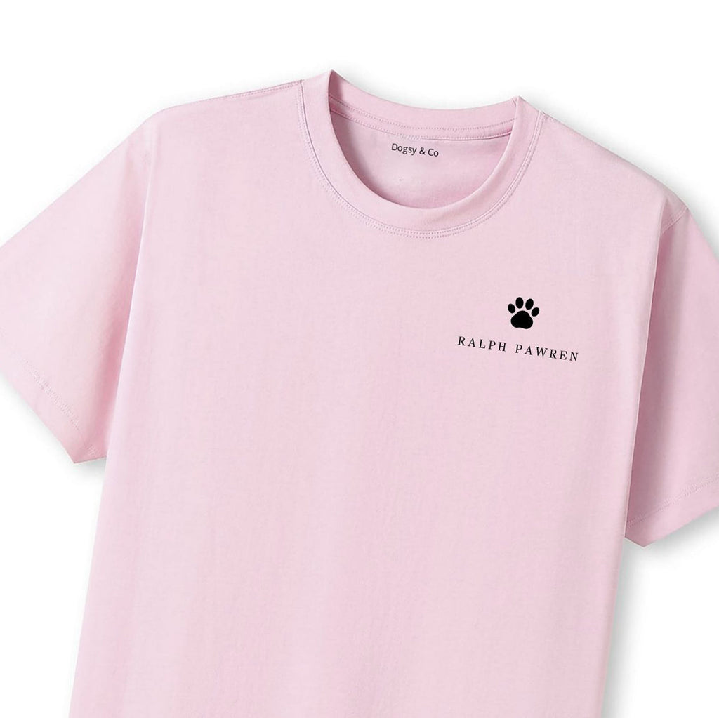 RALPH PAWREN Dogsigner T-Shirt - close up view