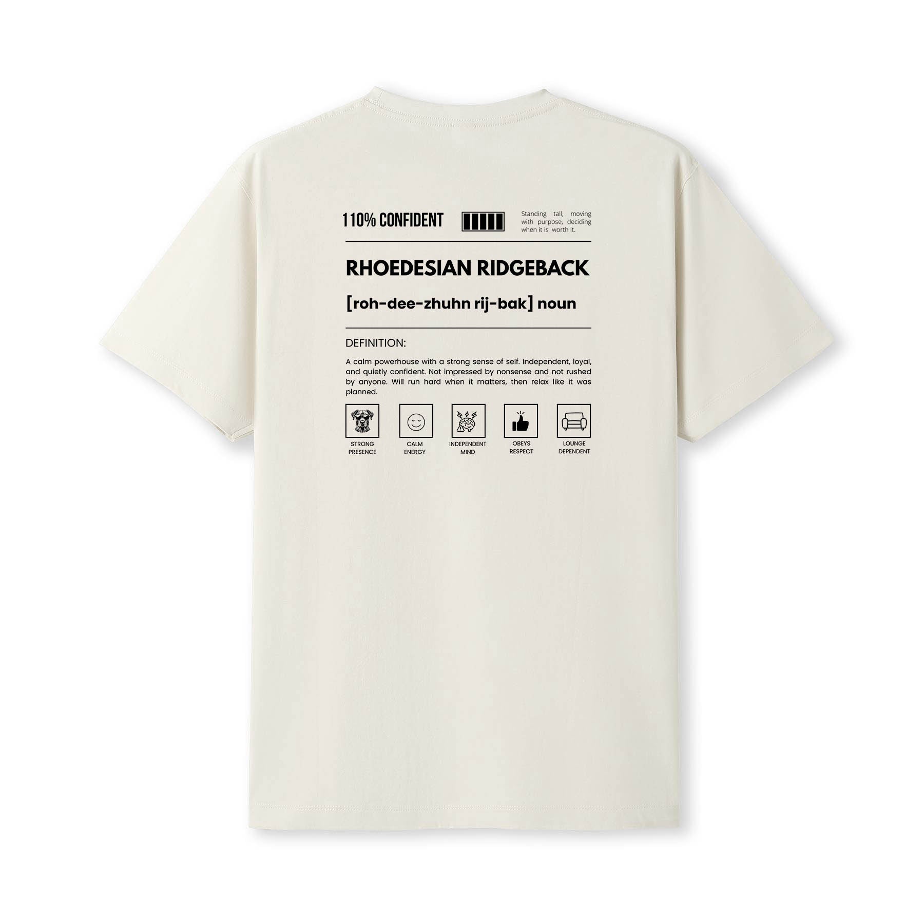 Rhodesian Ridgeback Definition T-Shirt | Dogsy & Co