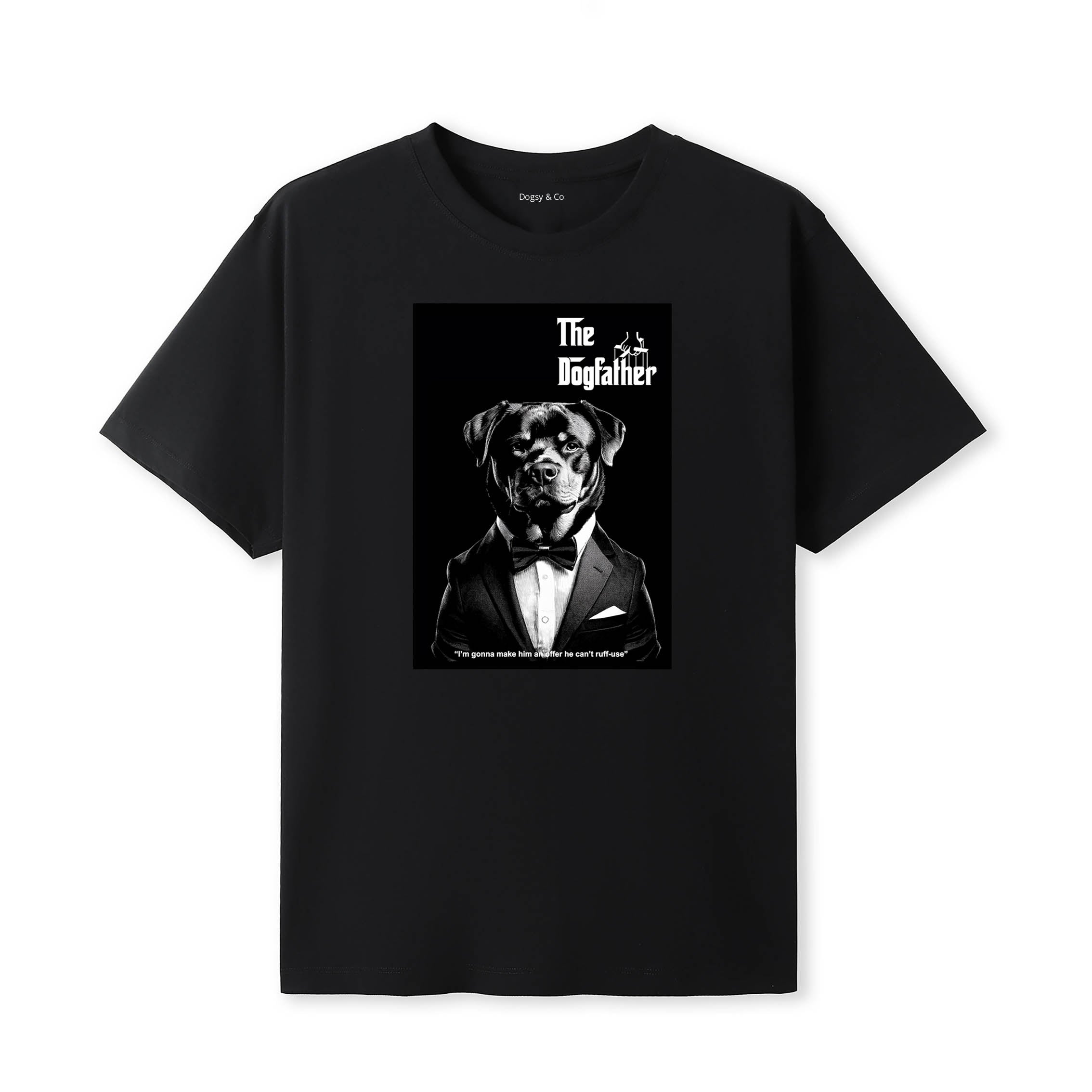 Rottweiler Dogfather T-Shirt Artwork