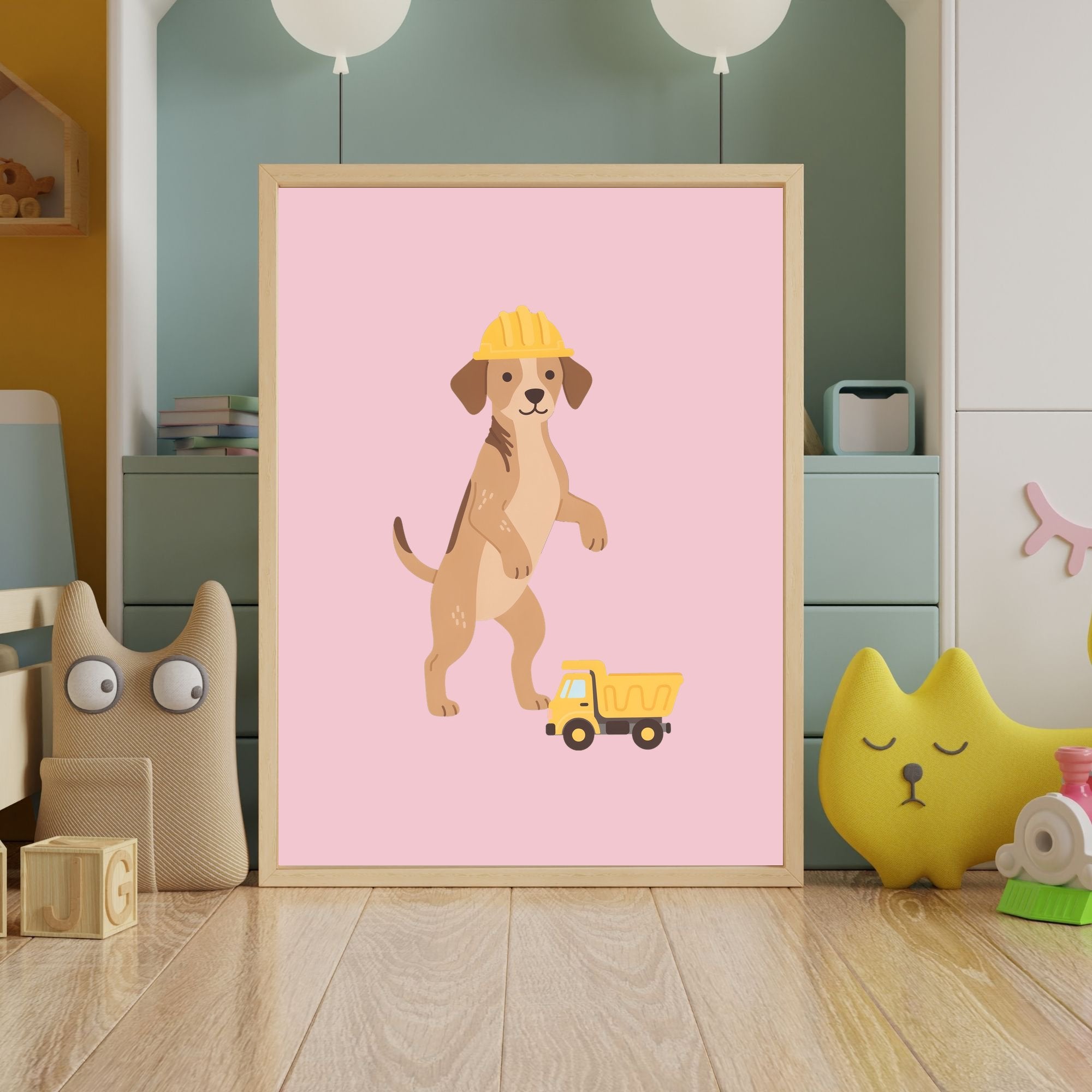Rhodesian Ridgeback Kids Nursery Wall Art Print Bundle — 22 Dog Costume Designs, 5 Colours, 6 Print Sizes | Digital Download