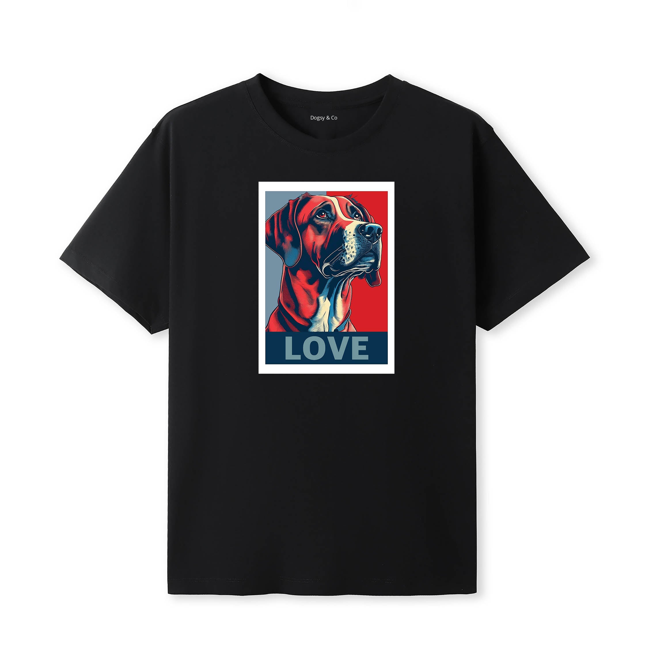 Rhodesian Ridgeback Love Pop Art T-Shirt V1