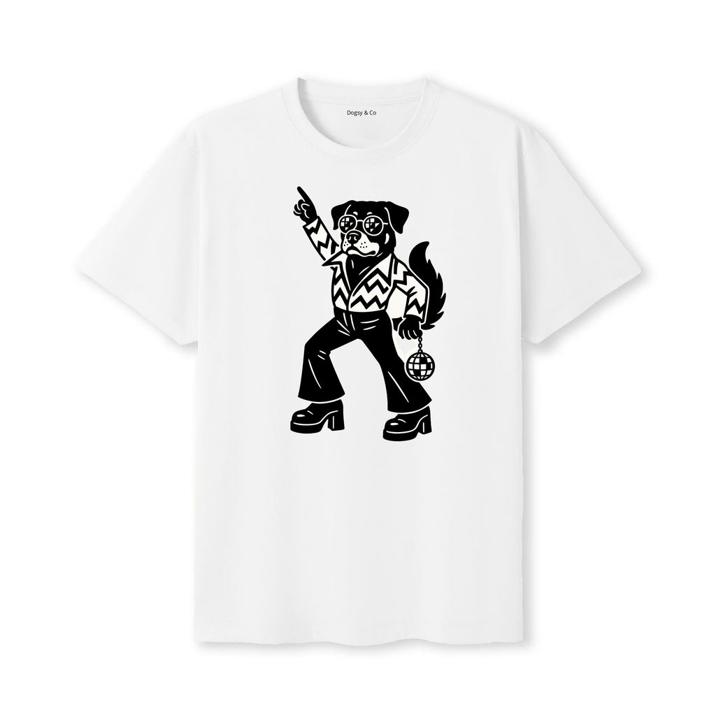 Rottweiler Disco Doggo T-Shirt - alternate view