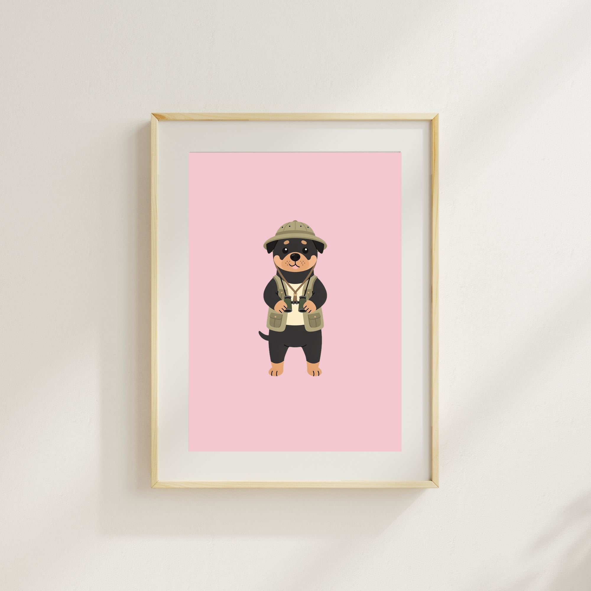 Rottweiler Kids Nursery Wall Art Print Bundle — 22 Dog Costume Designs, 5 Colours, 6 Print Sizes | Digital Download