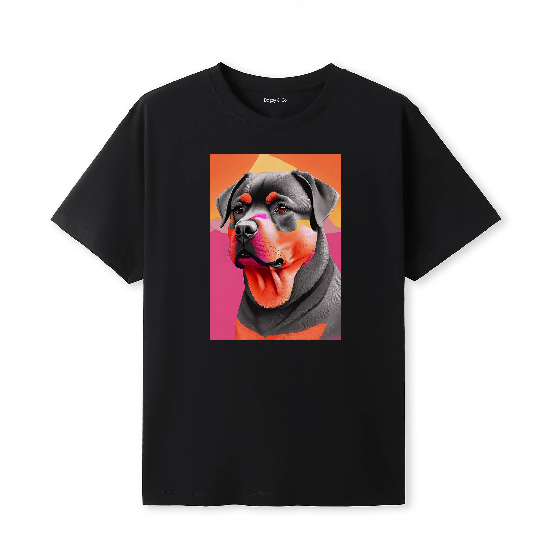 Rottweiler Mod Pop Dogs T-Shirt Artwork