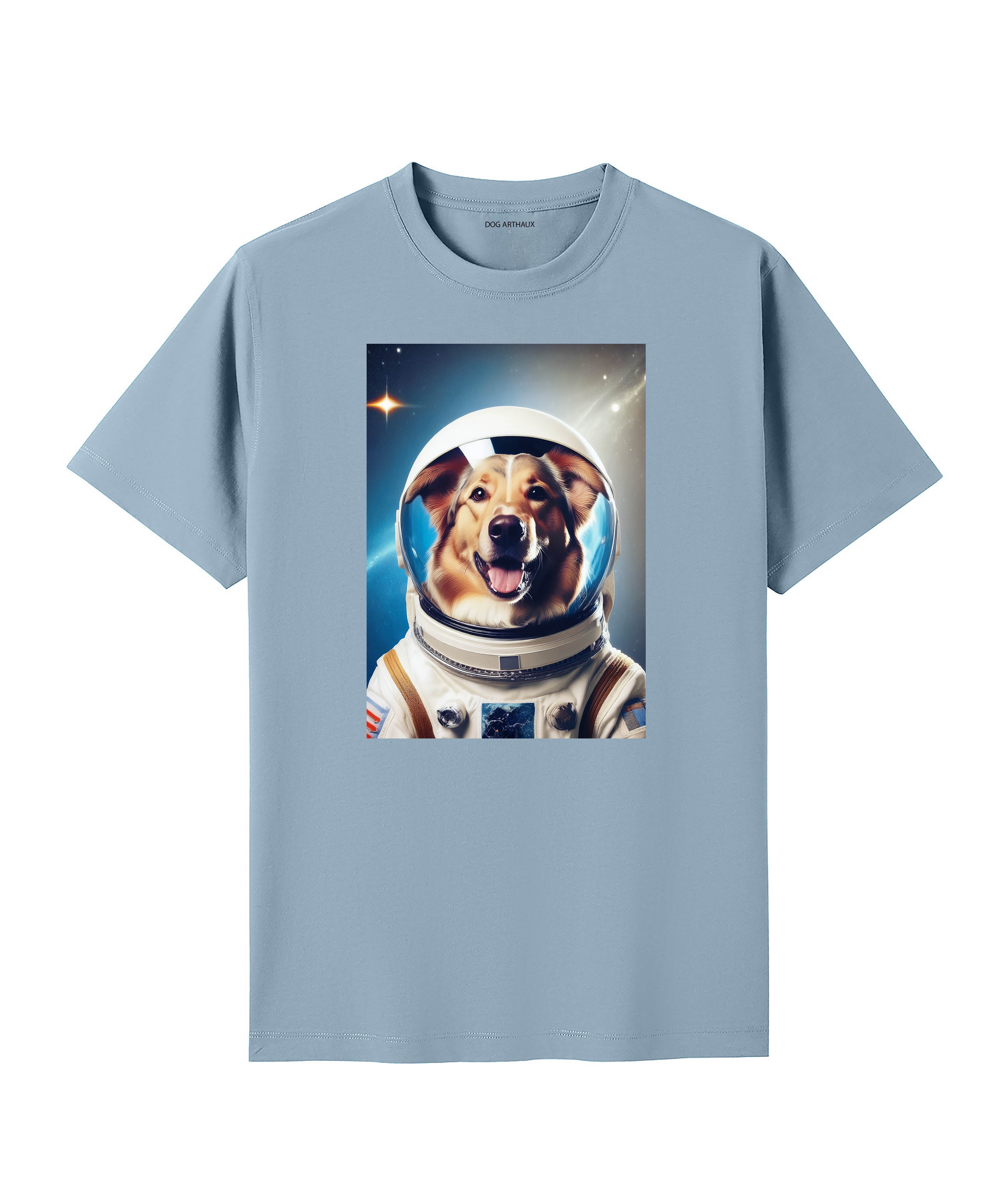 Rough & Smooth Collie Astronaut Dog T-shirt