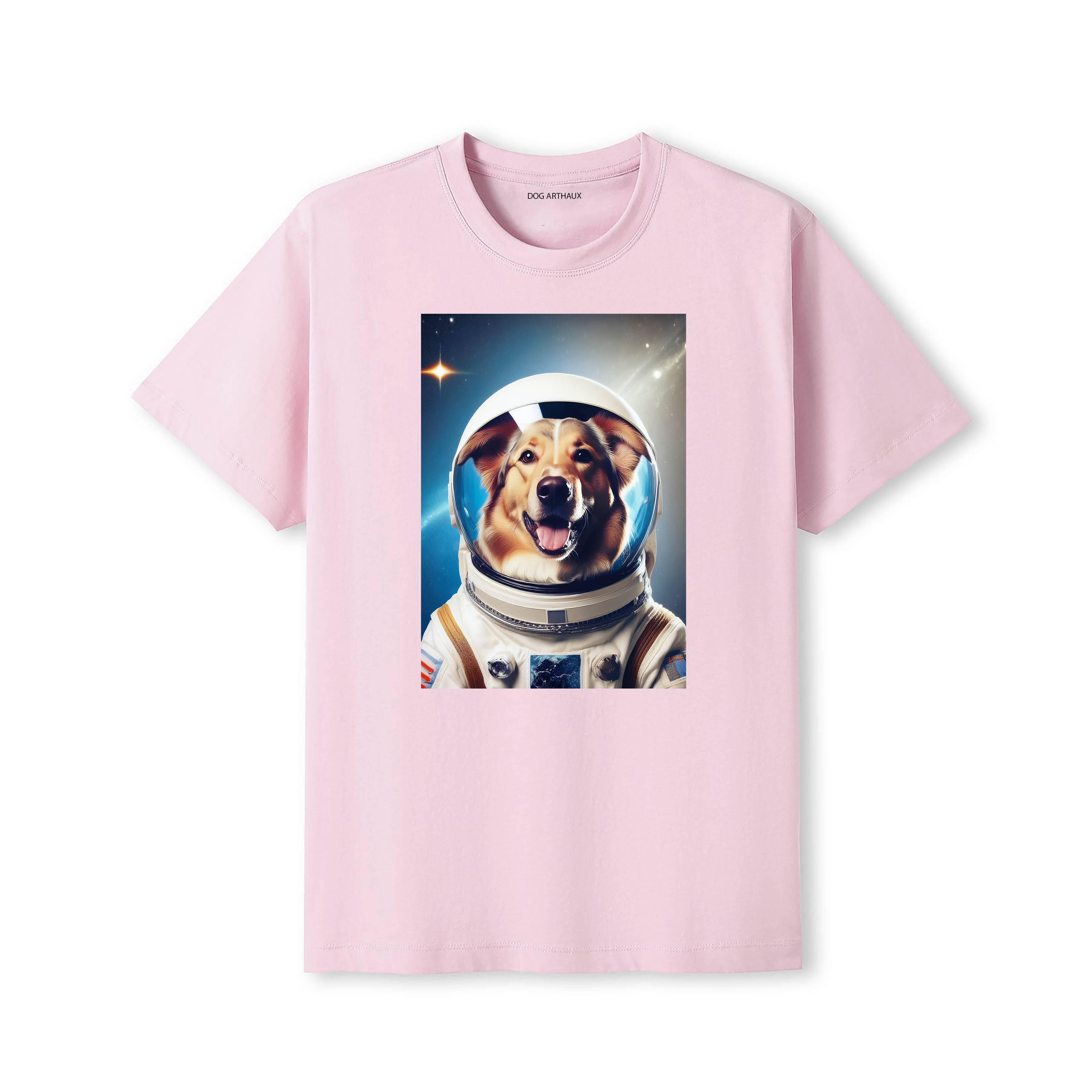 Rough & Smooth Collie Astronaut Dog T-shirt