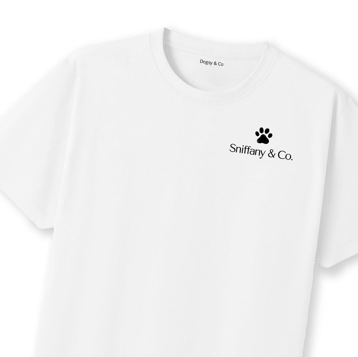 SNIFFANY & CO Dogsigner T-Shirt - close up view