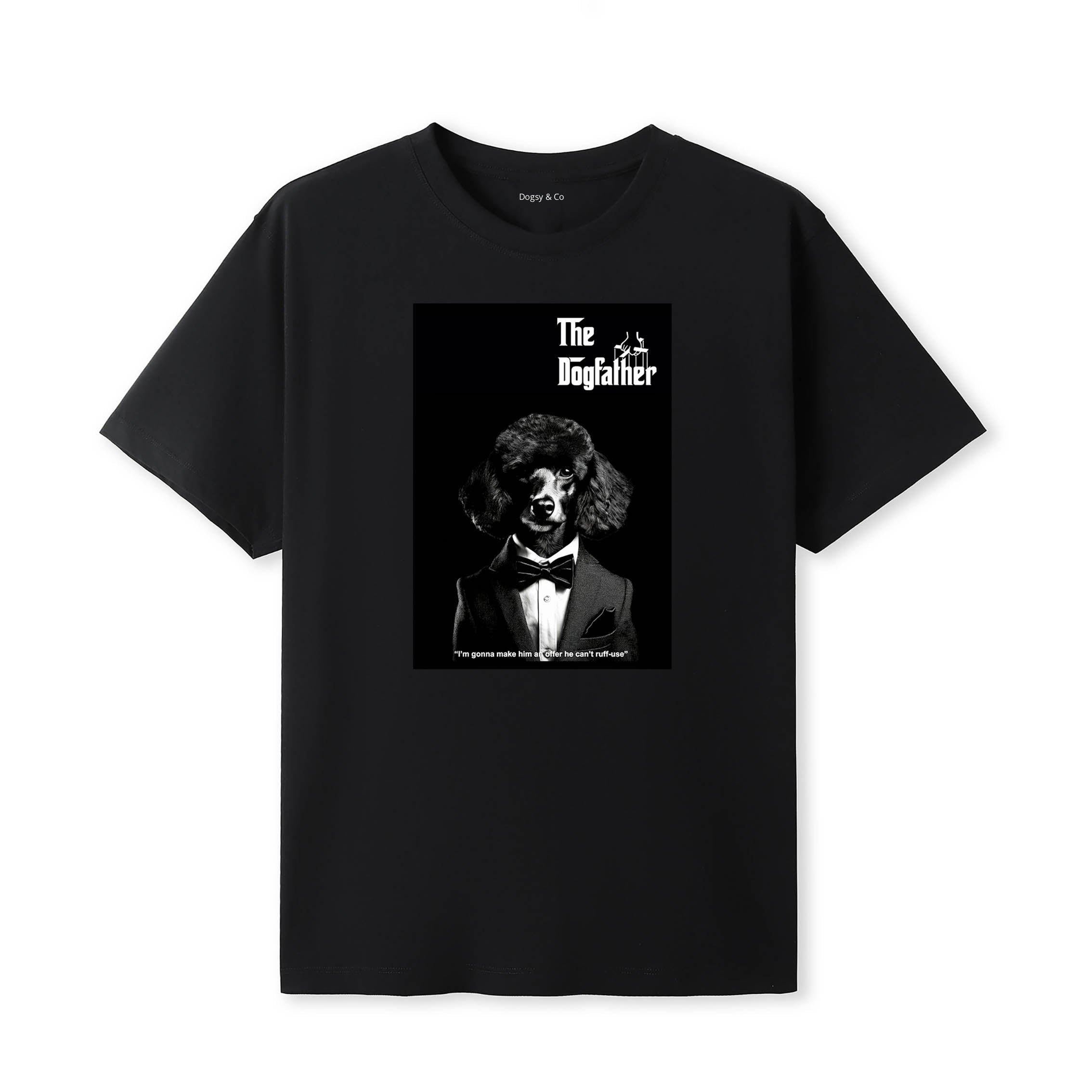 Spoodle Dogfather T-Shirt Artwork