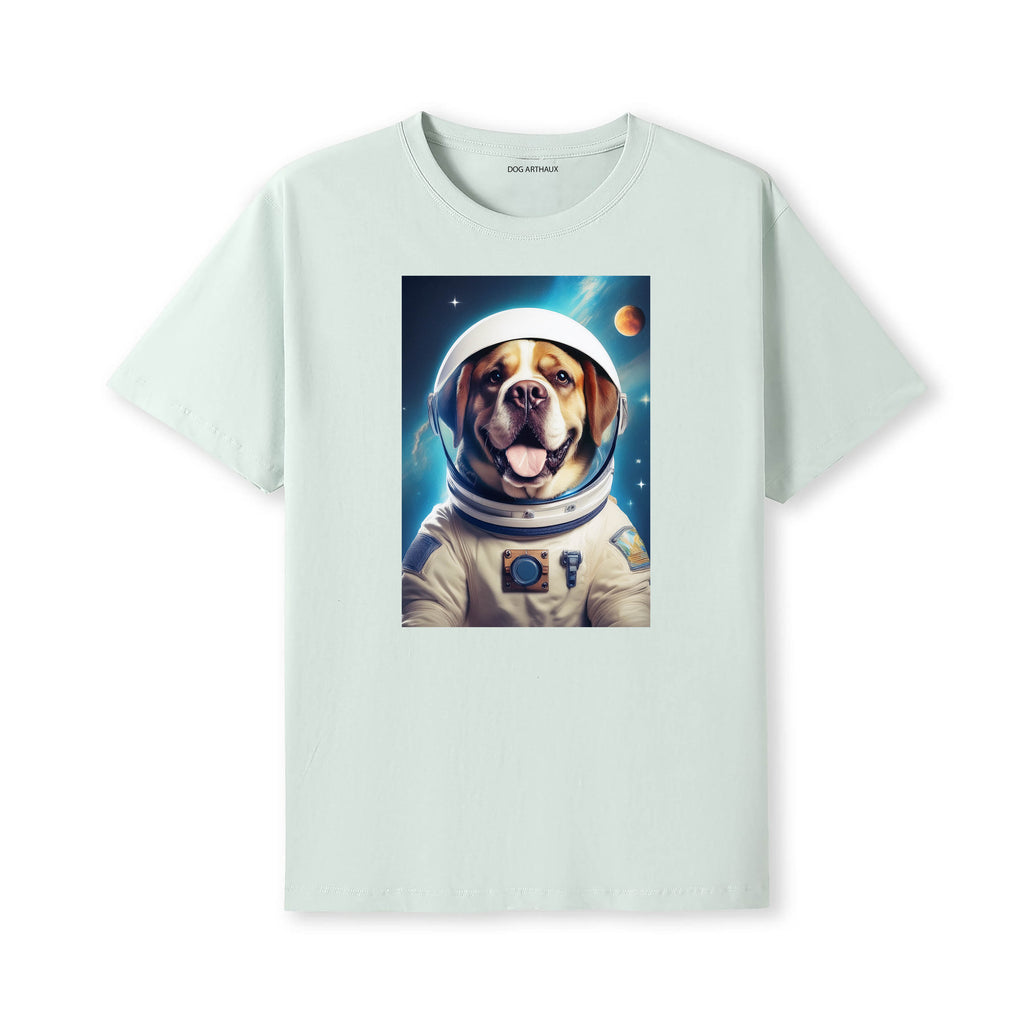 Saint Bernard Astronaut Dog T-shirt - alternate view