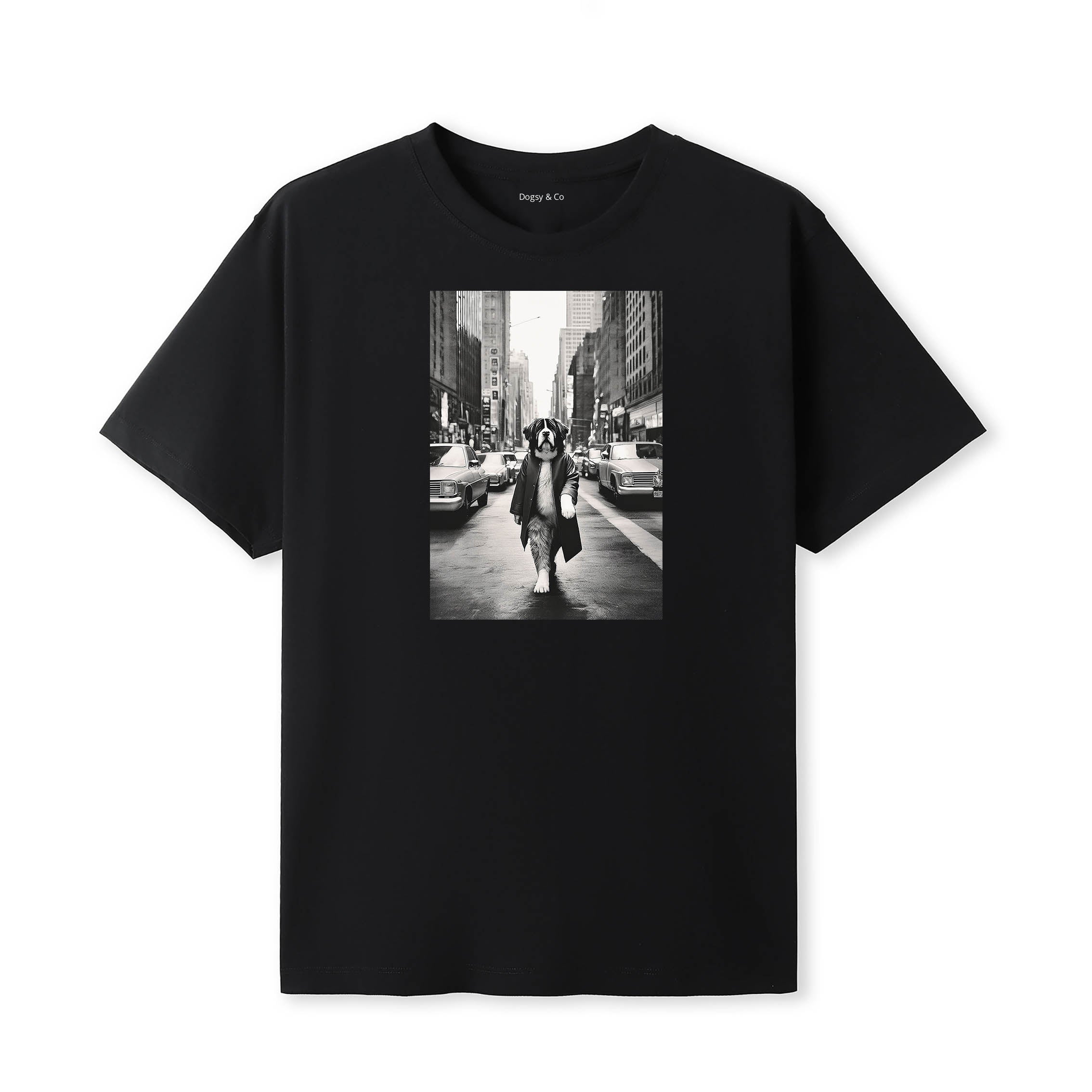 Saint Bernard Dogsy Dean T-Shirt Black