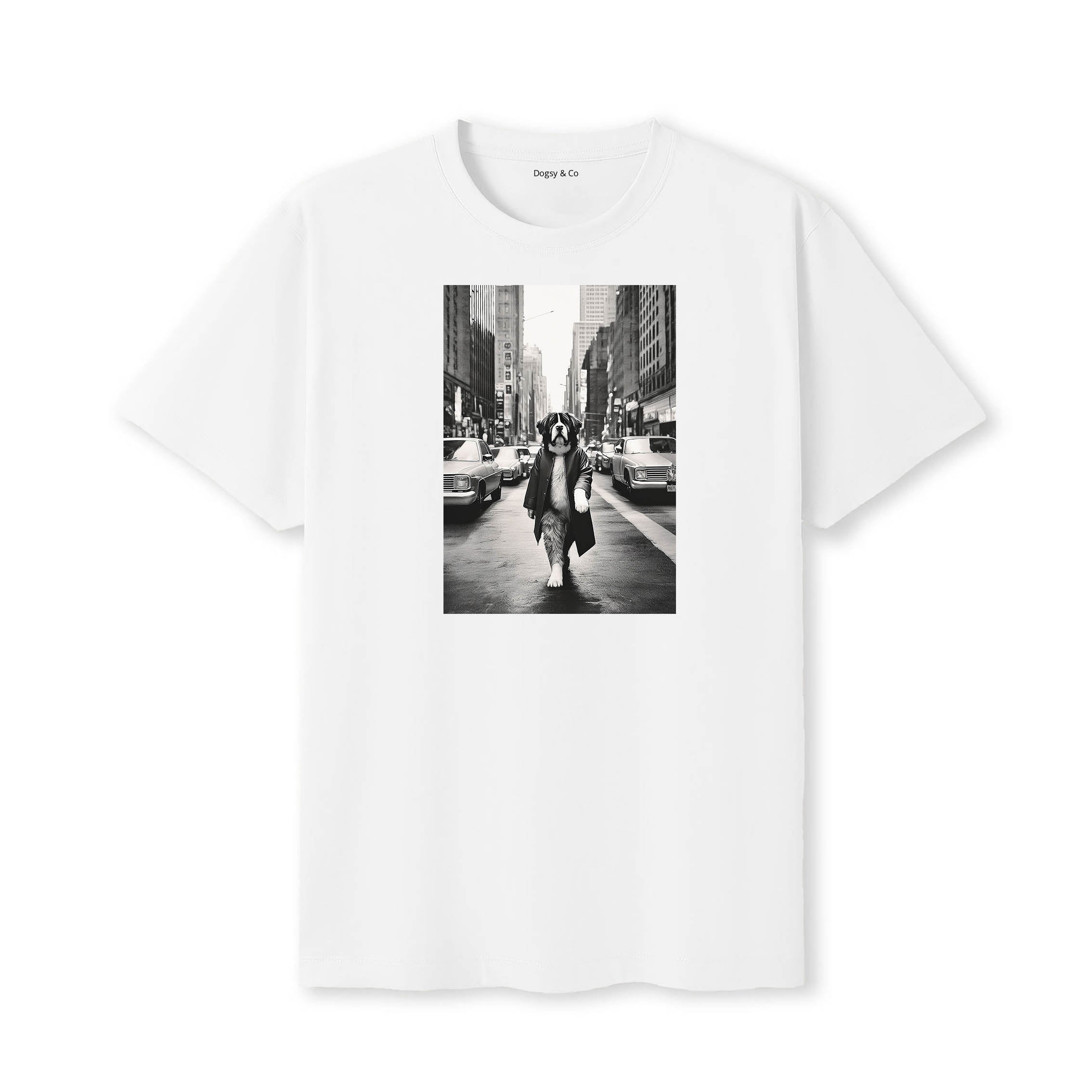 Saint Bernard Dogsy Dean T-Shirt White