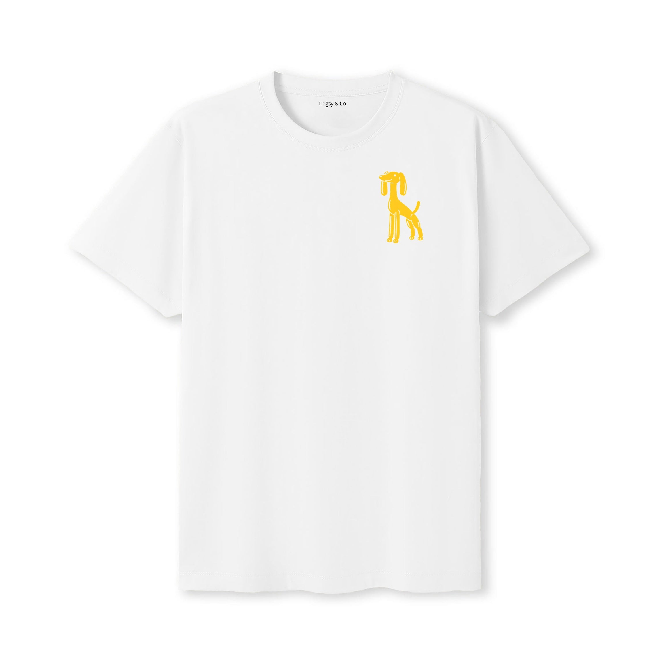 Saluki Balloon Dog T-Shirt - White