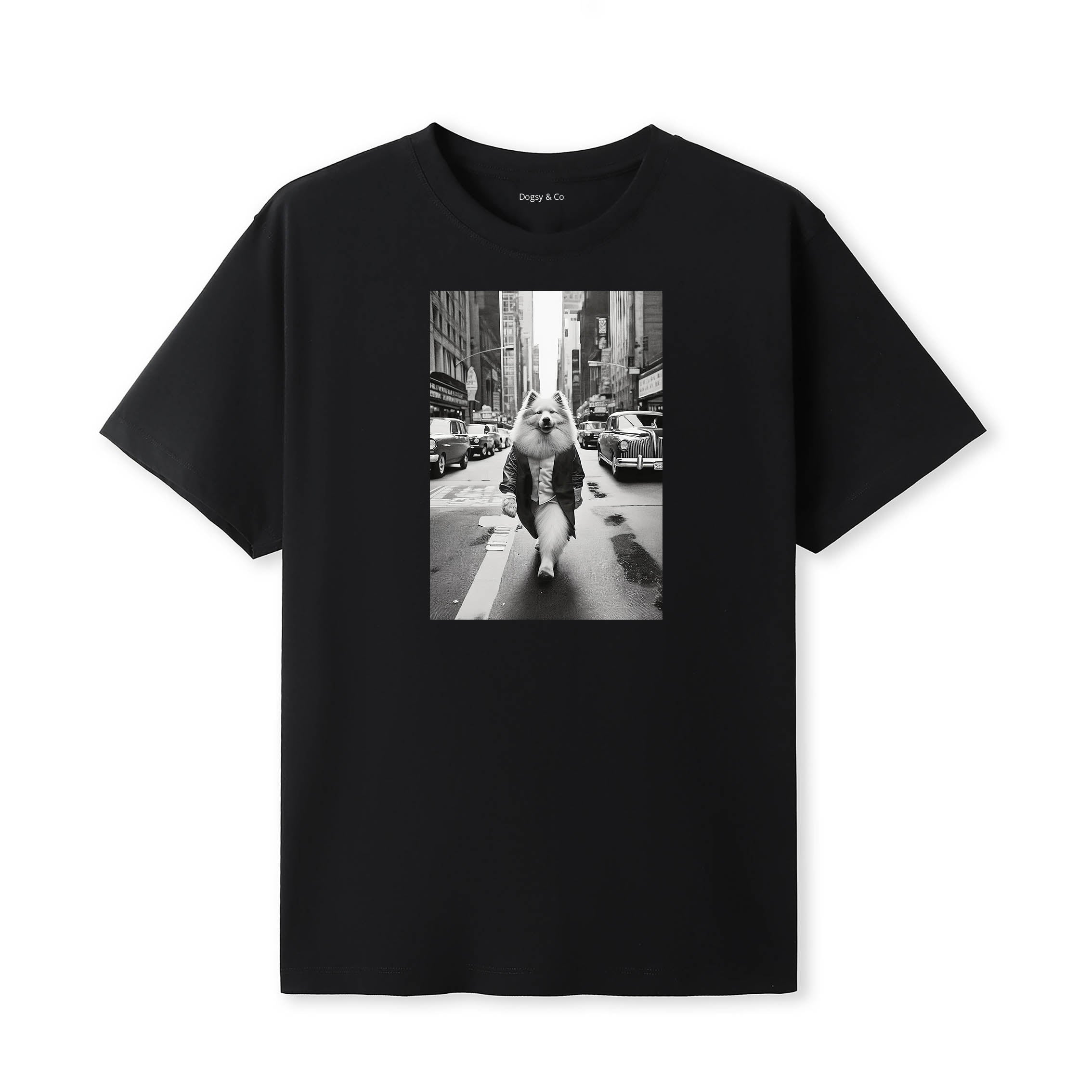 Samoyed Dogsy Dean T-Shirt Black