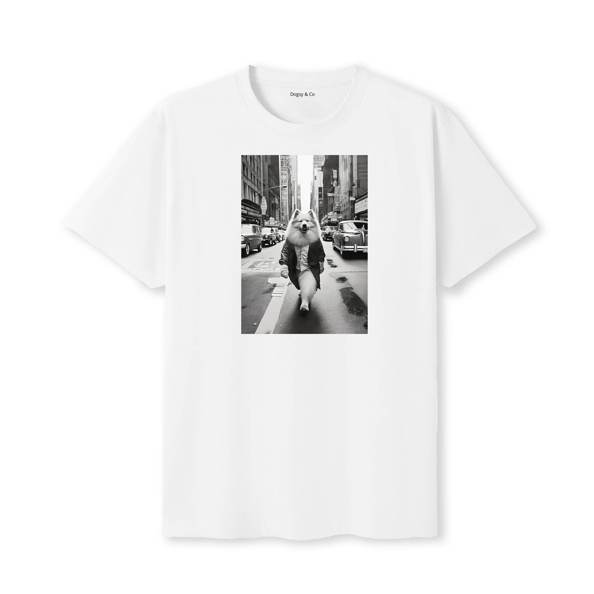 Samoyed Dogsy Dean T-Shirt White