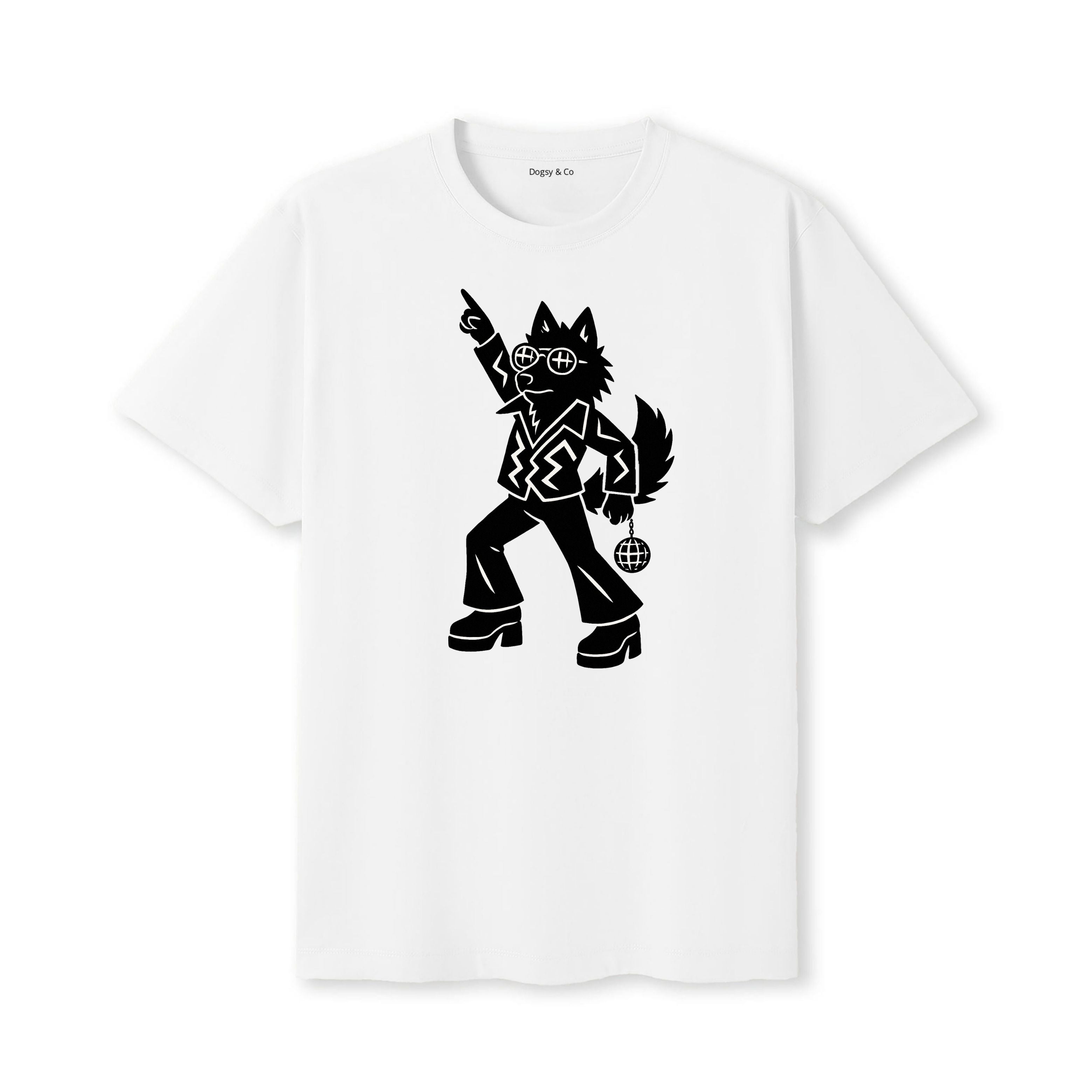 Schipperke Disco Doggo T-Shirt - alternate view