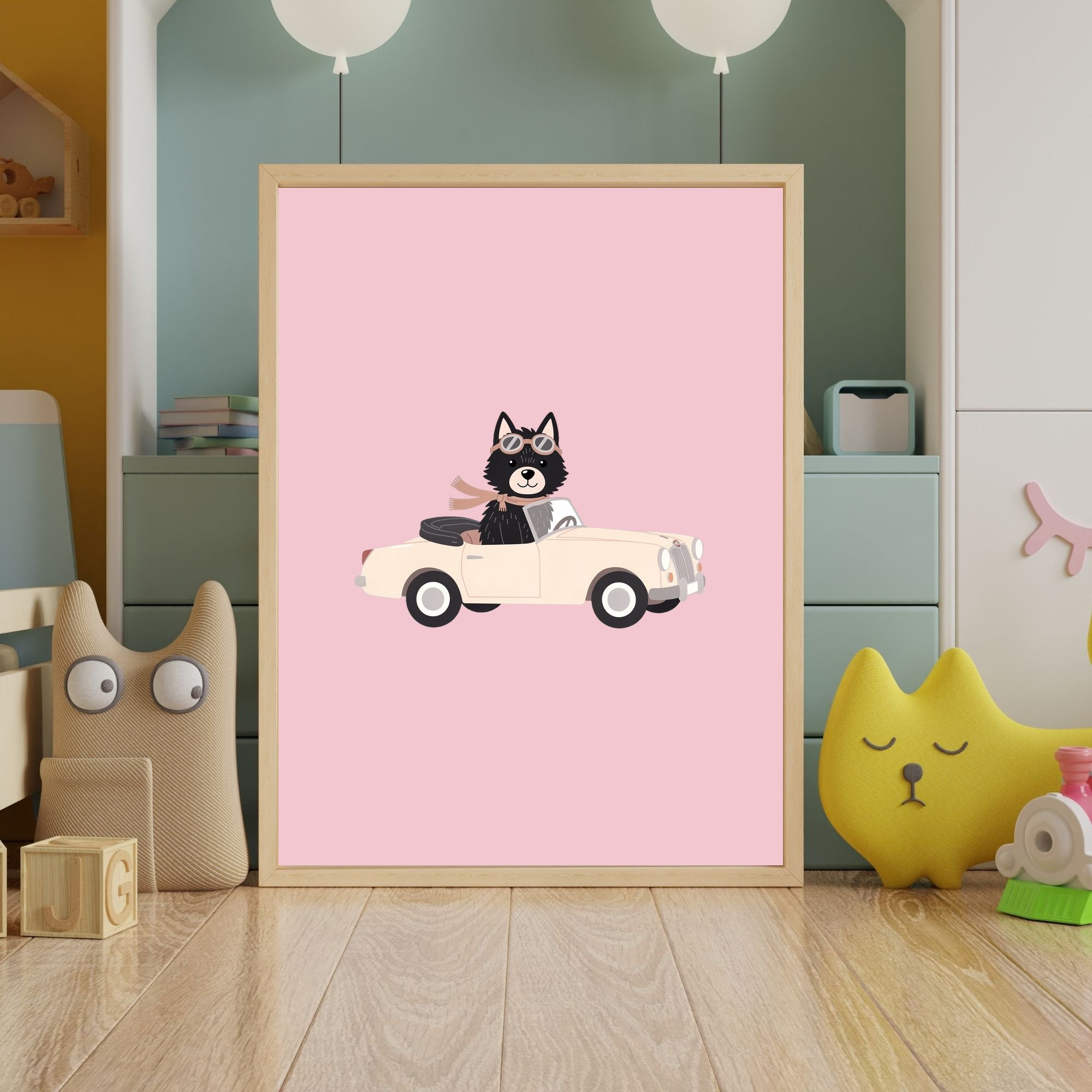 Schipperke Kids Nursery Wall Art Print Bundle — 22 Dog Costume Designs, 5 Colours, 6 Print Sizes | Digital Download