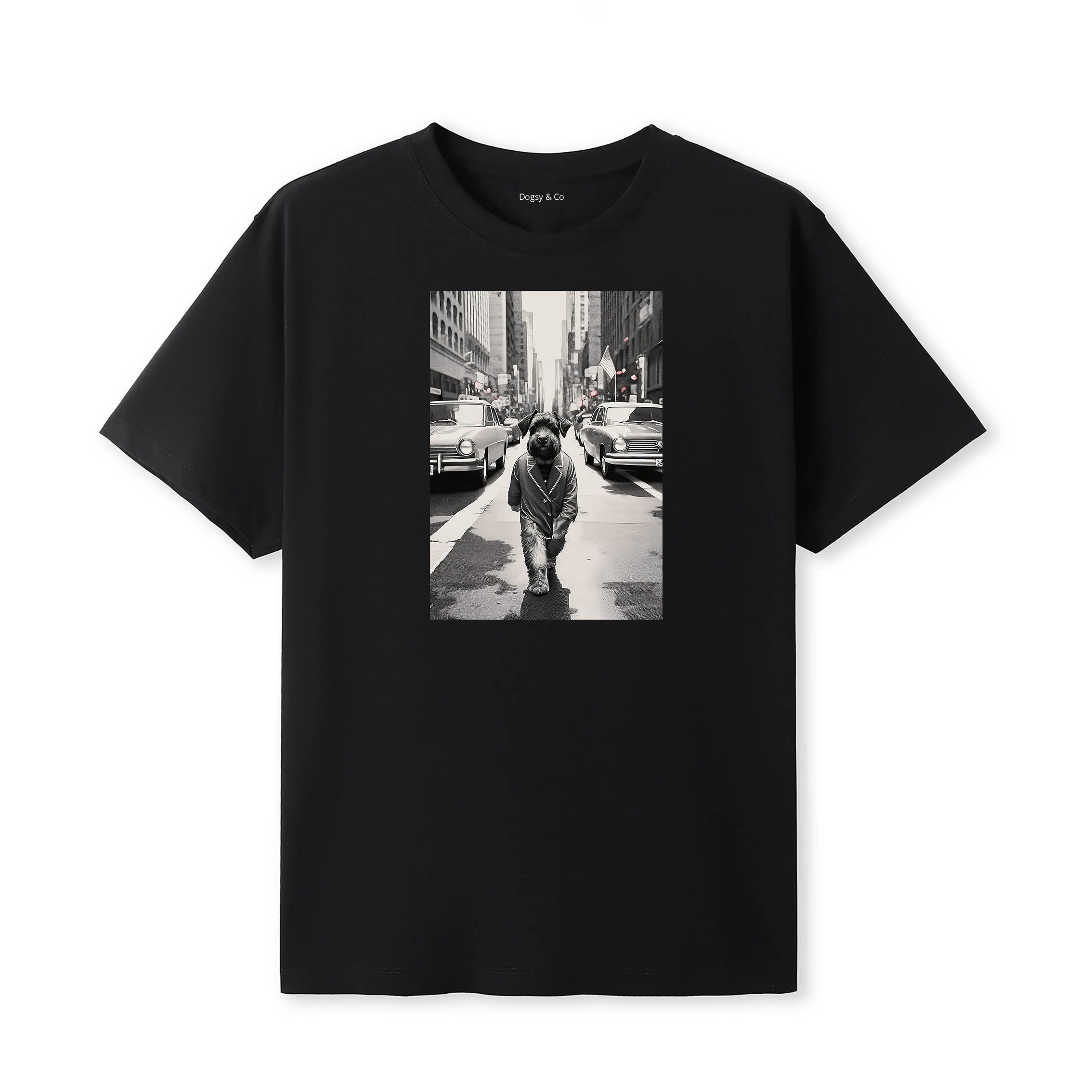 Schnauzer Dogsy Dean T-Shirt Black