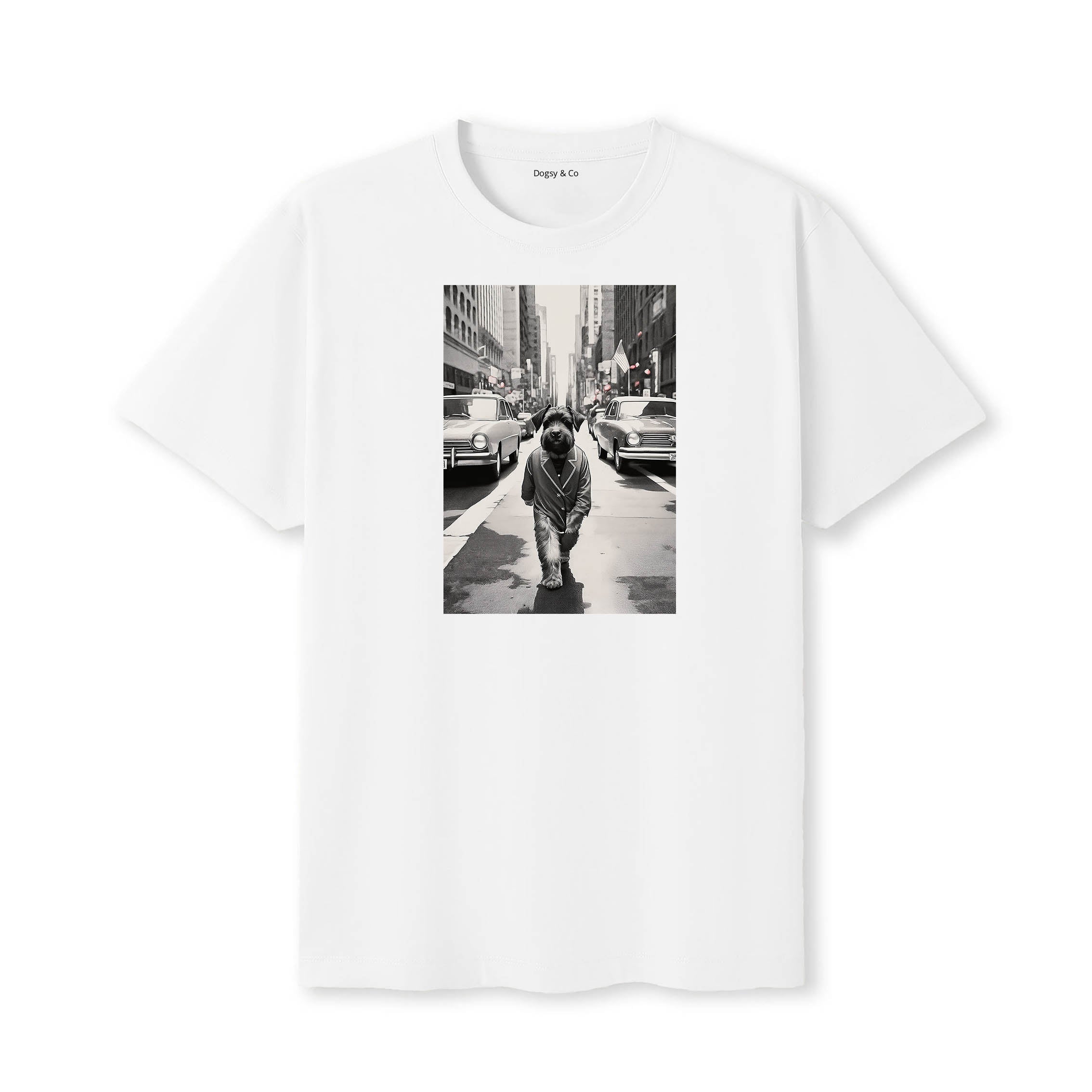 Schnauzer Dogsy Dean T-Shirt White