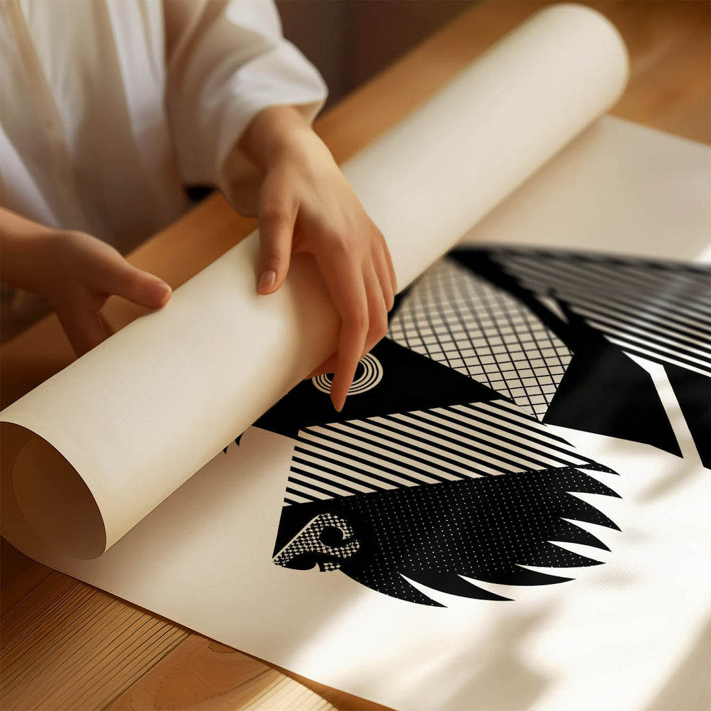 Schnauzer Geometric Line Art mockup