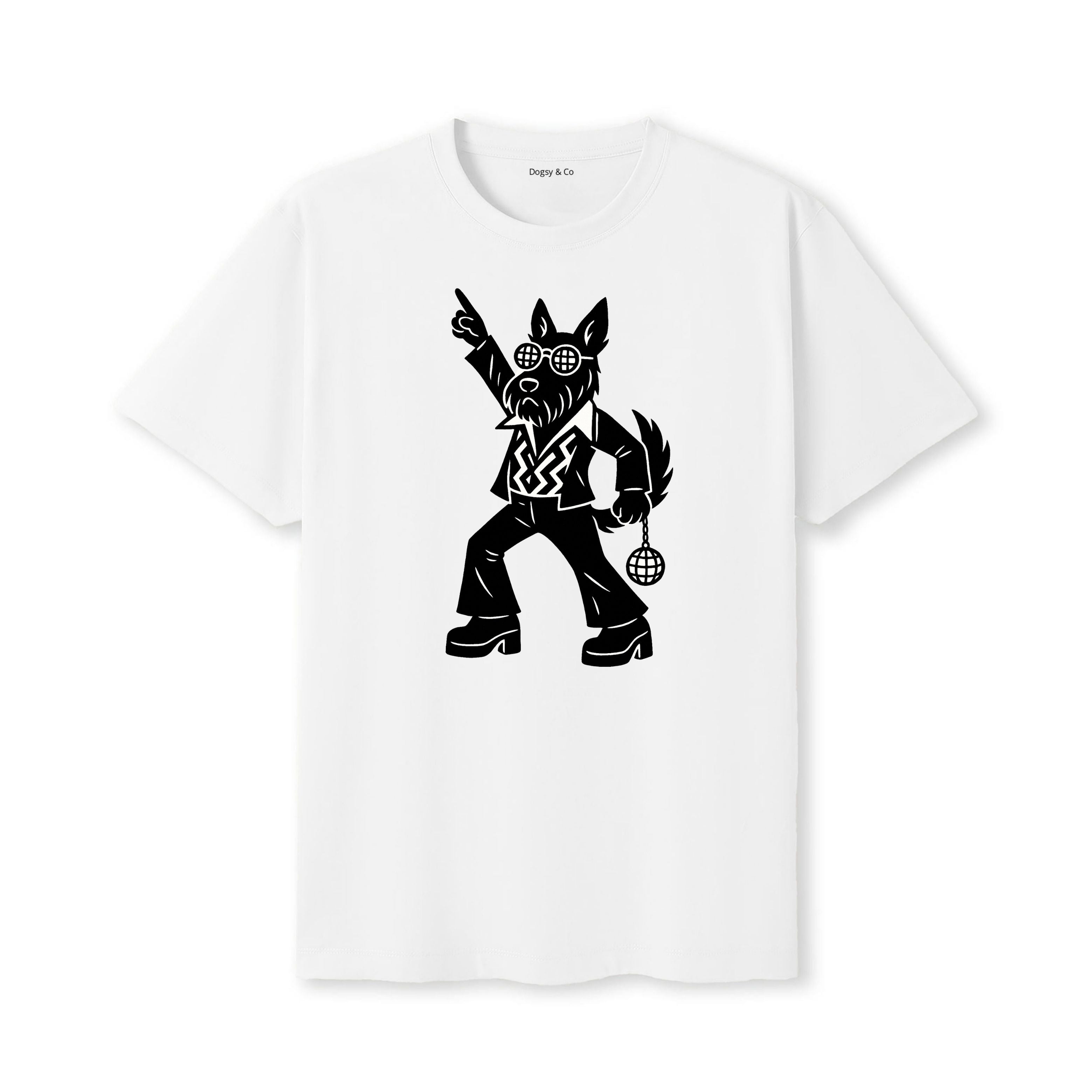 Scottish Terrier Disco Doggo T-Shirt - alternate view