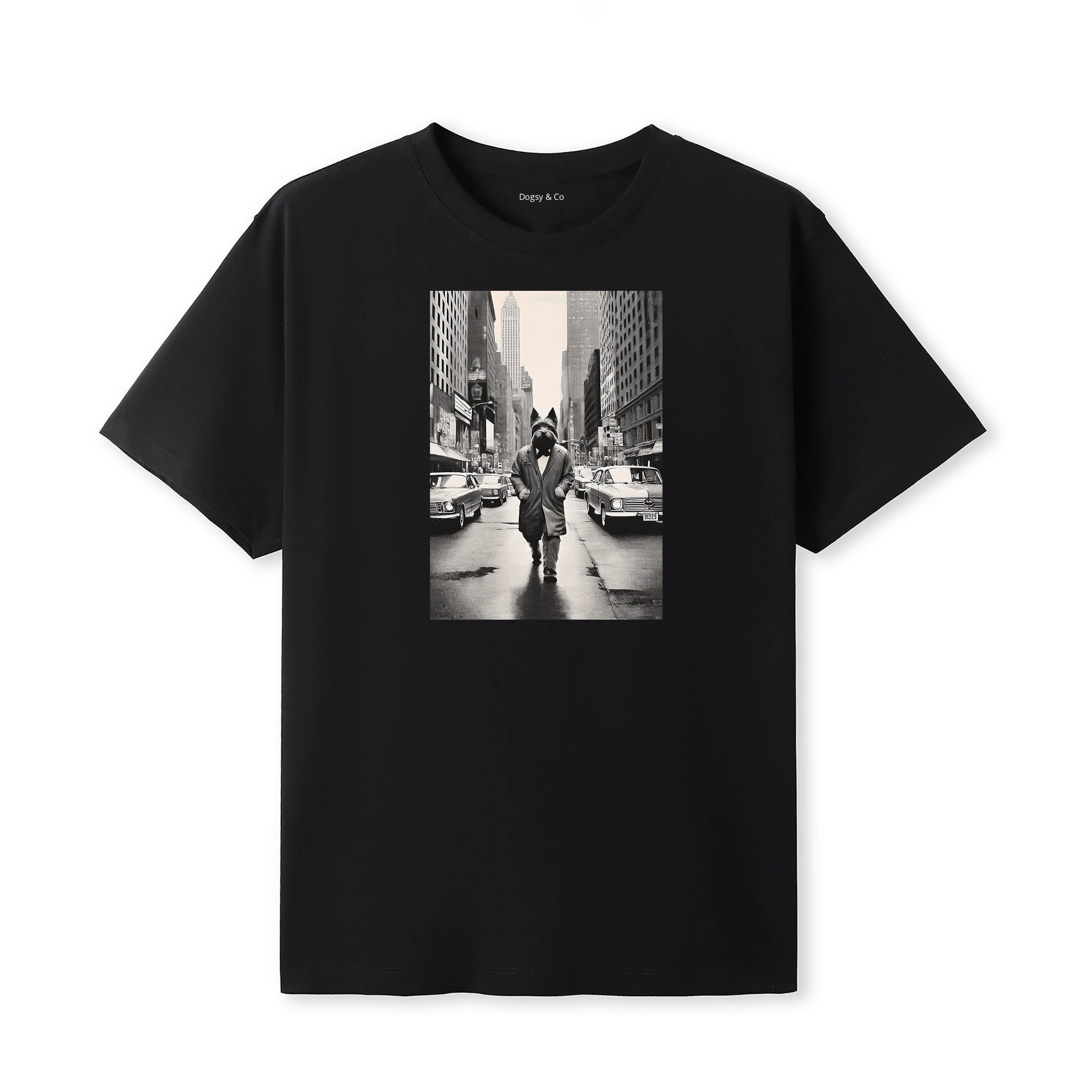 Scottish Terrier Dogsy Dean T-Shirt Black
