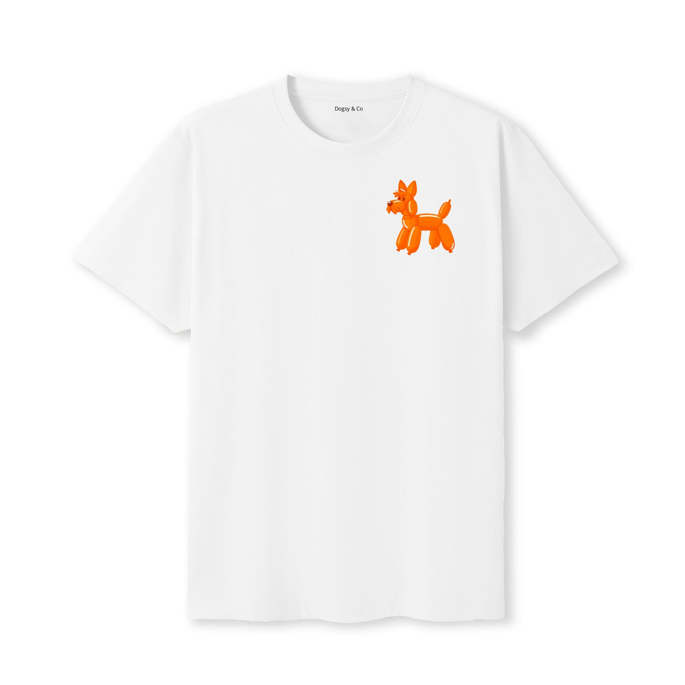 Scottish Terrier Balloon Dog T-Shirt - White