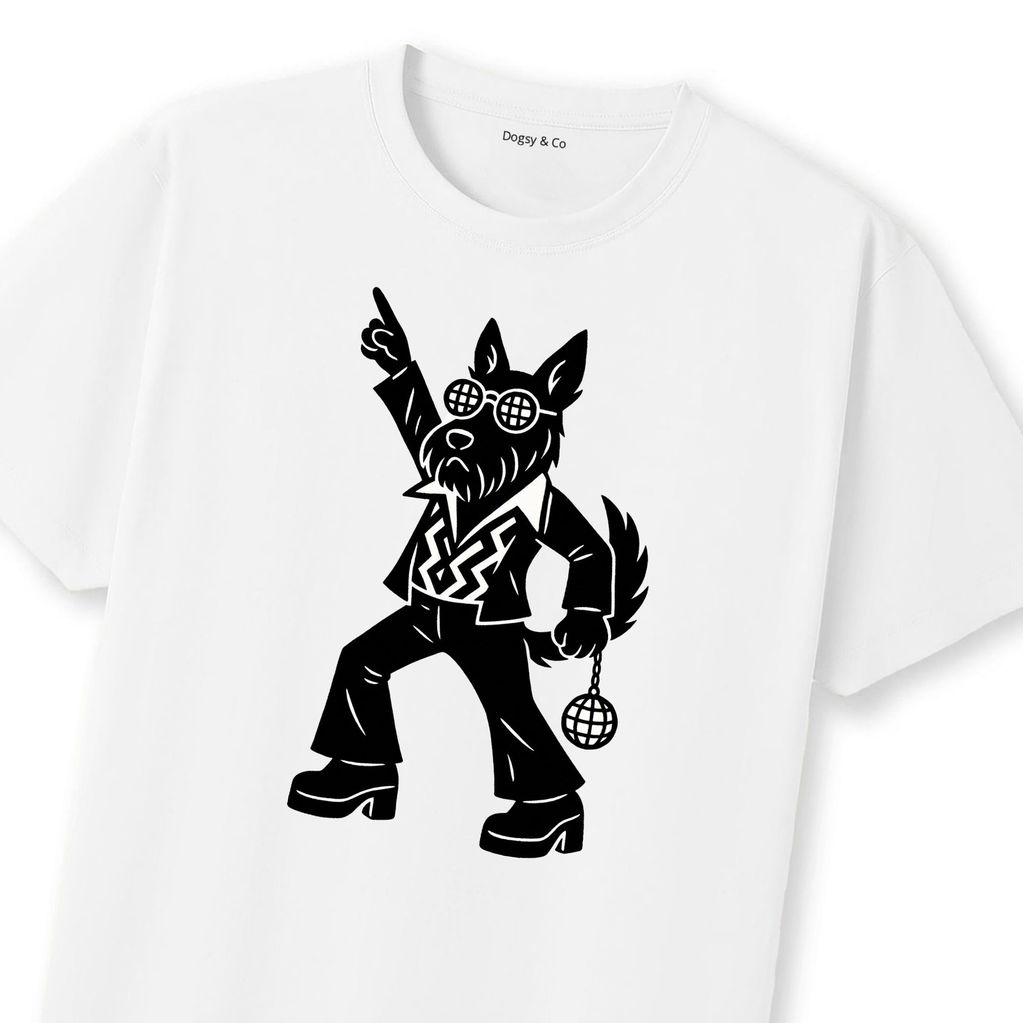 Scottish Terrier Disco Doggo T-Shirt | Dogsy & Co