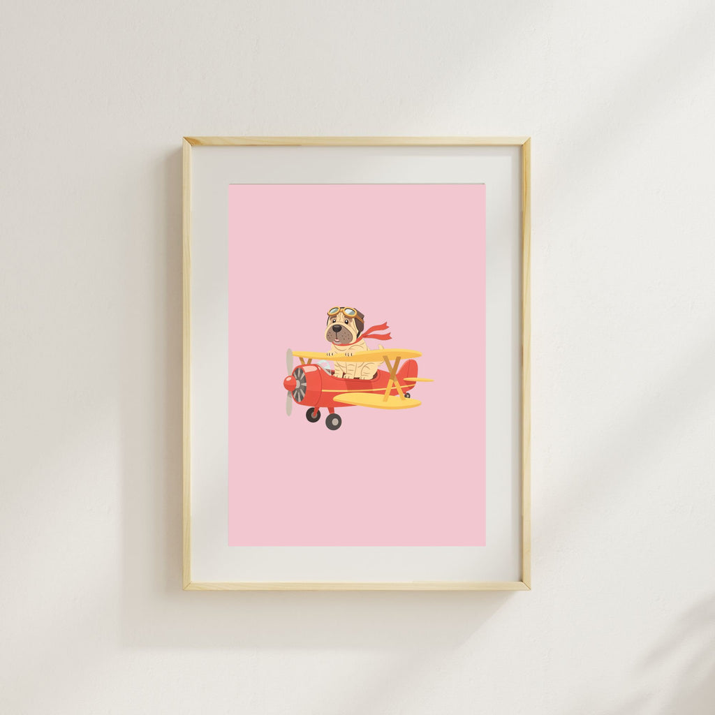 Shar Pei Kids Nursery Wall Art Print Bundle — 22 Dog Costume Designs, 5 Colours, 6 Print Sizes | Digital Download