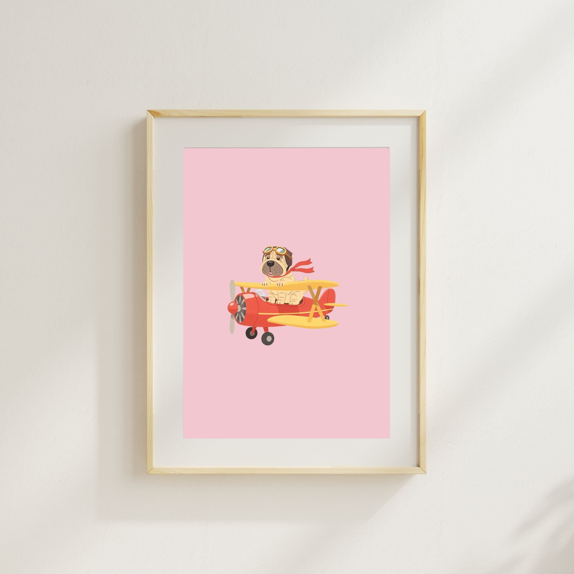 Shar Pei Kids Nursery Wall Art Print Bundle — 22 Dog Costume Designs, 5 Colours, 6 Print Sizes | Digital Download