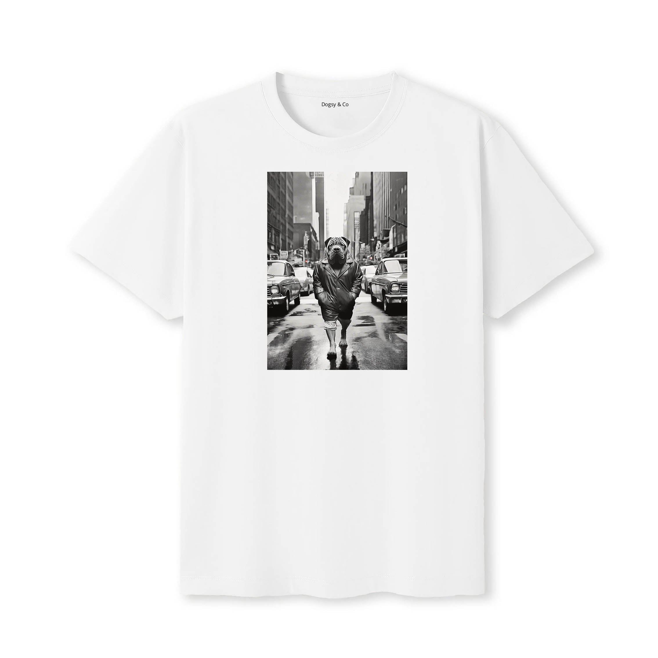 Shar Pei Dogsy Dean T-Shirt White
