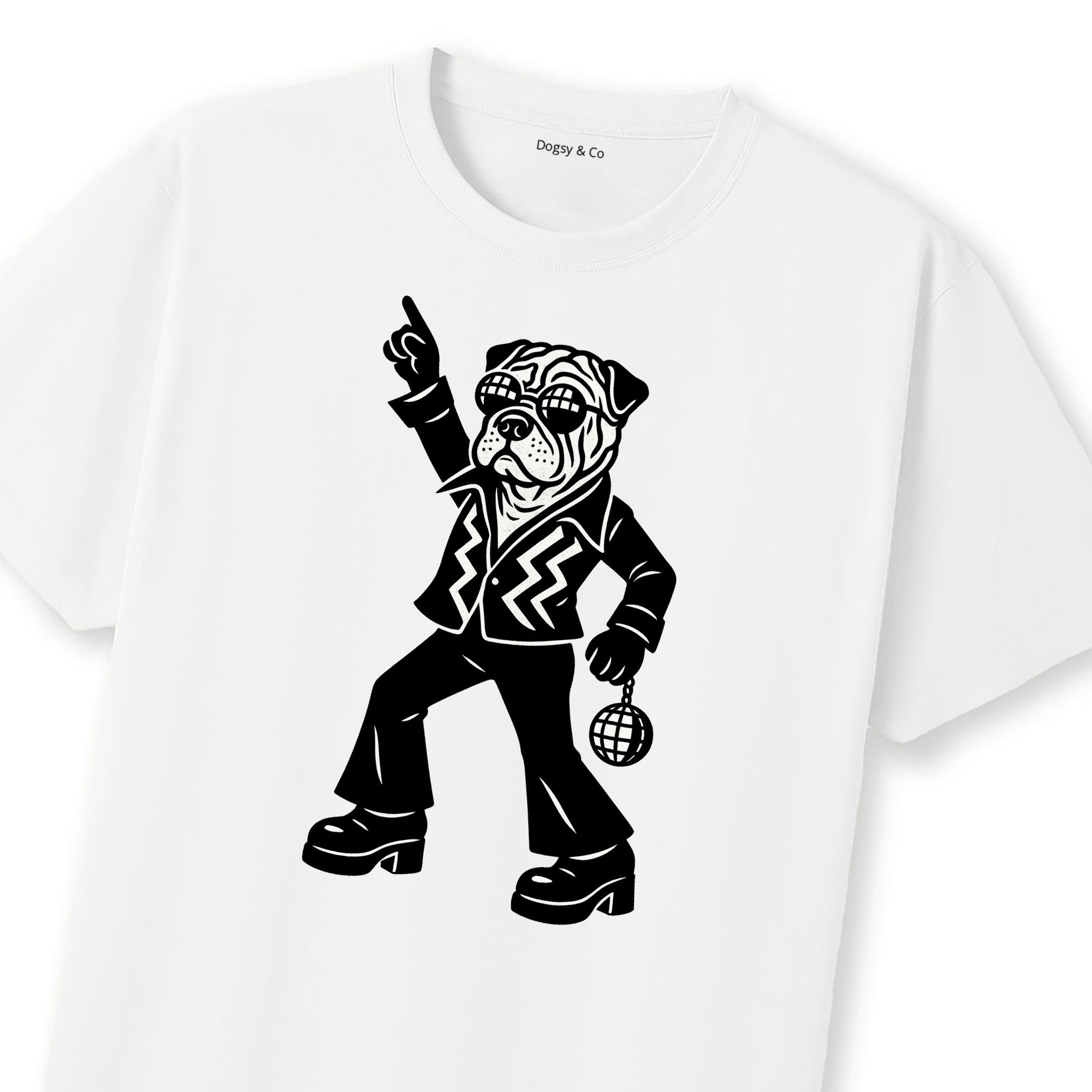 Shar Pei Disco Doggo T-Shirt | Dogsy & Co