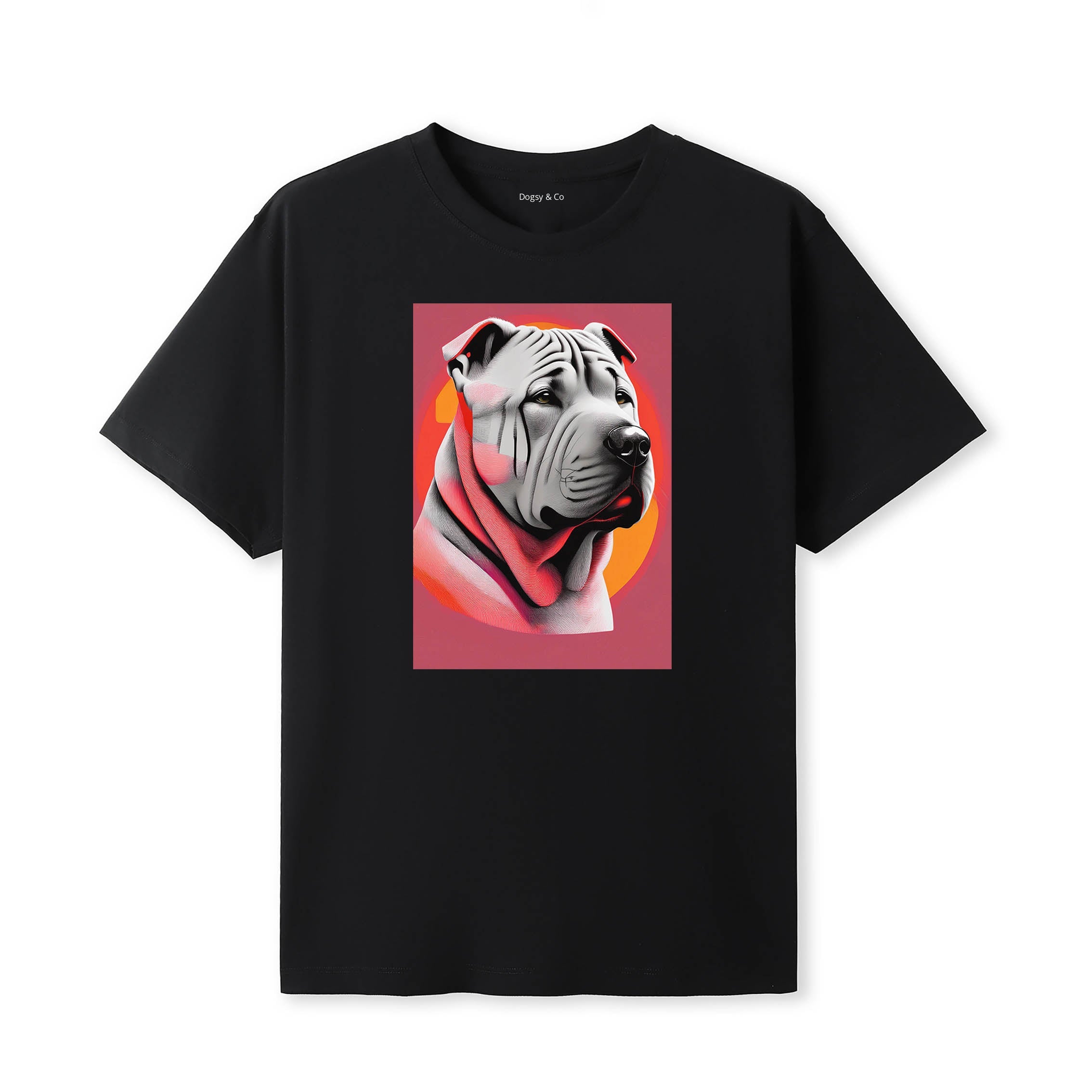 Shar Pei Mod Pop Dogs T-Shirt Artwork
