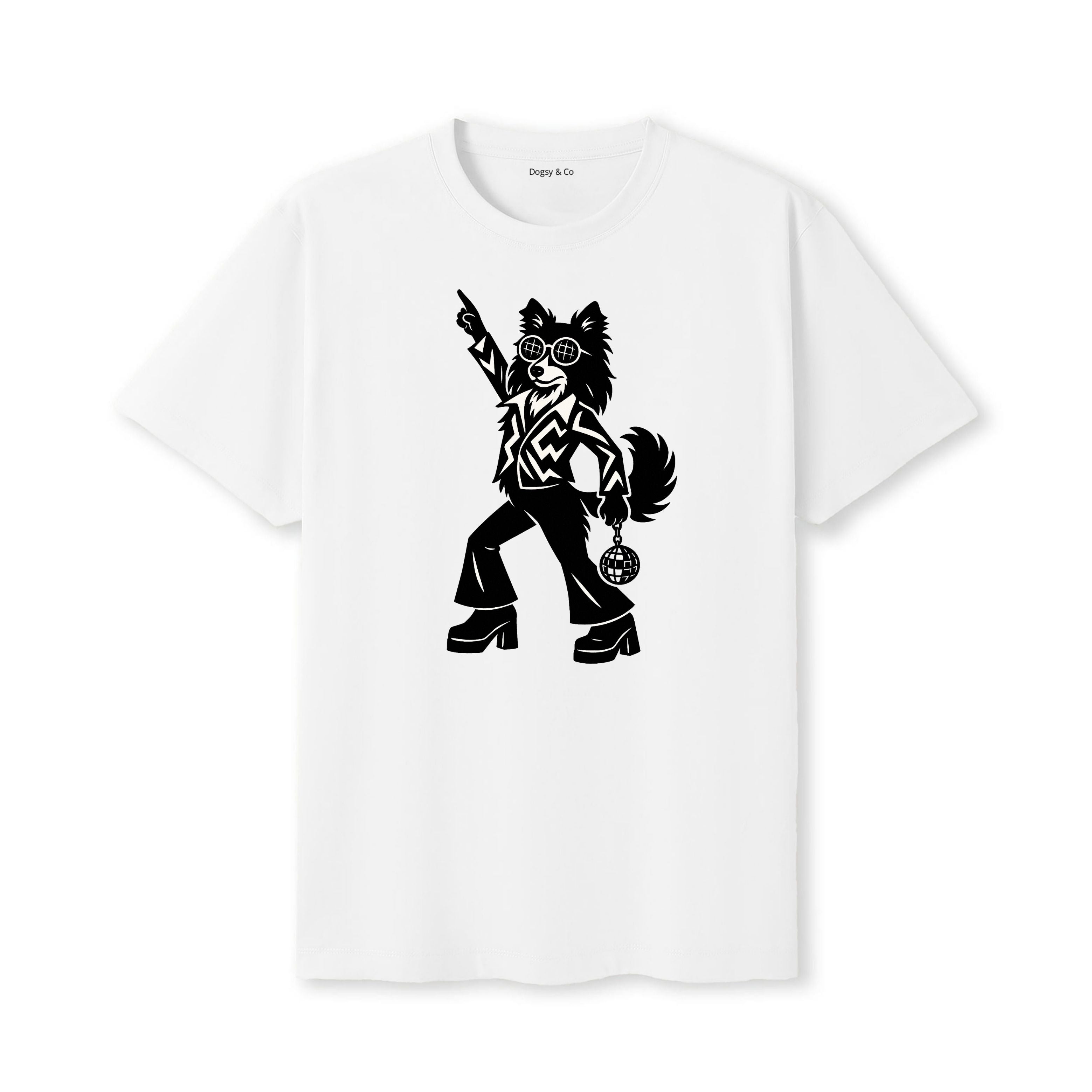 Shetland Sheepdog Disco Doggo T-Shirt - alternate view