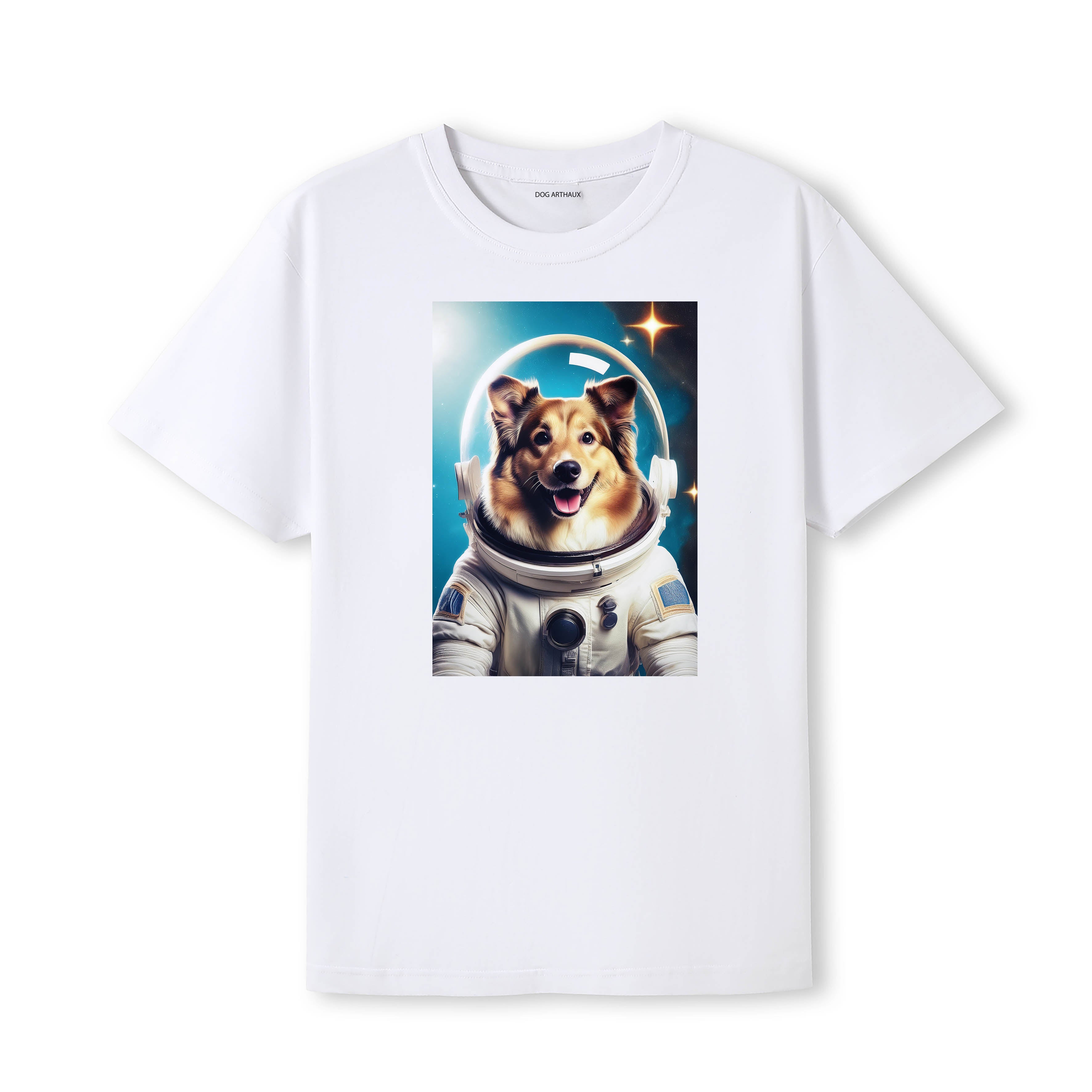 Shetland Sheepdog Astronaut Dog T-shirt