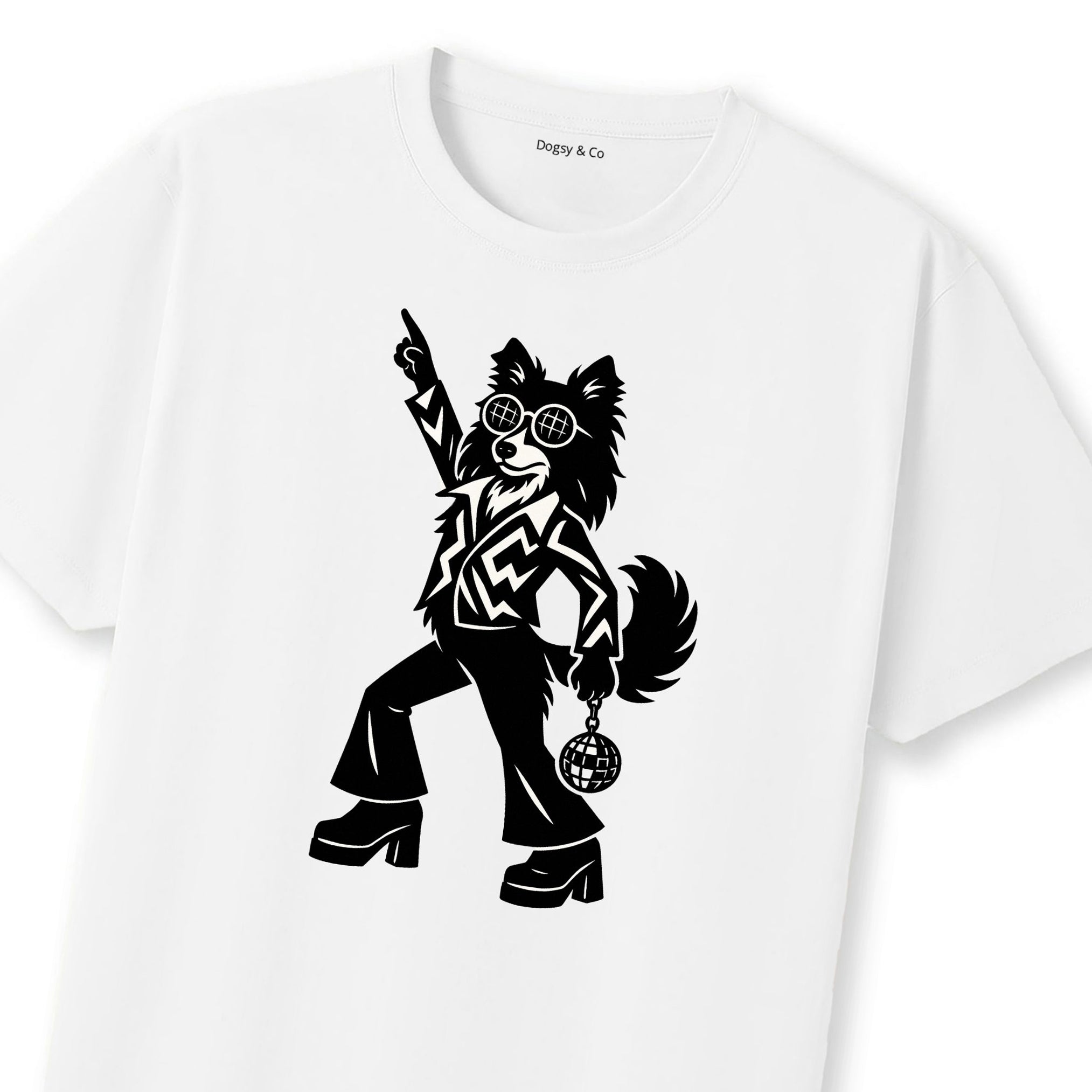 Shetland Sheepdog Disco Doggo T-Shirt | Dogsy & Co