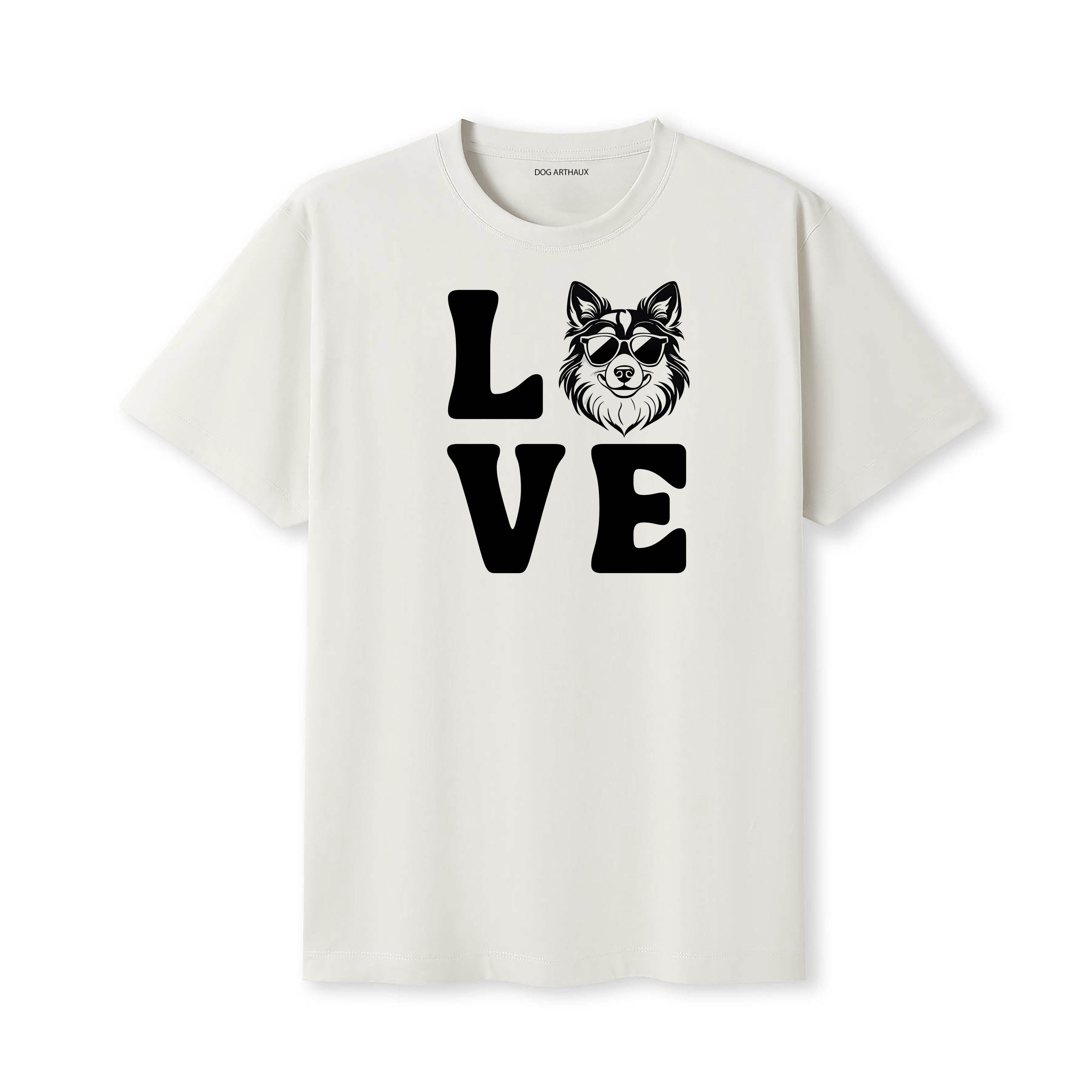 Shetland Sheepdog LOVE DOGS Tshirt