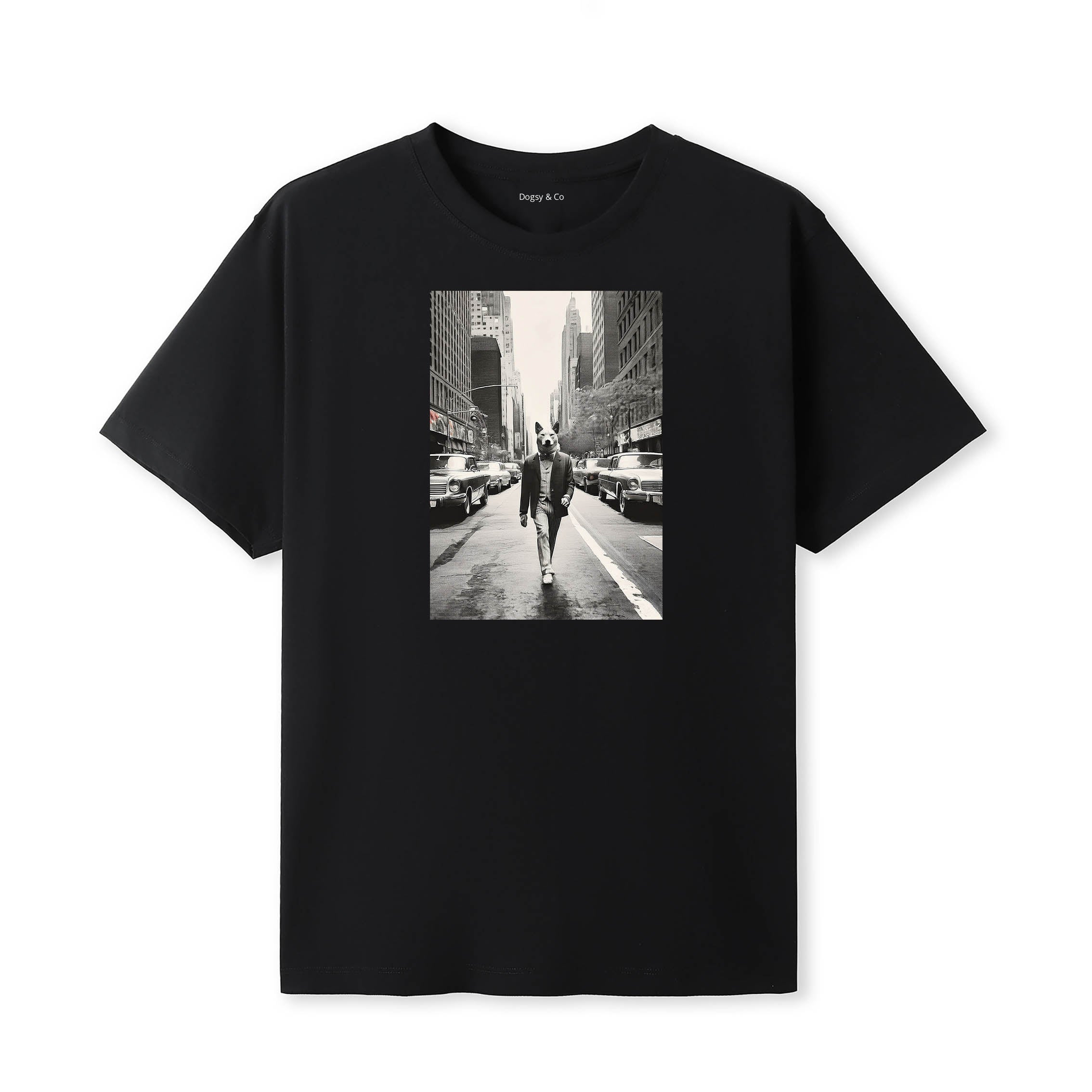 Shiba Dogsy Dean T-Shirt Black