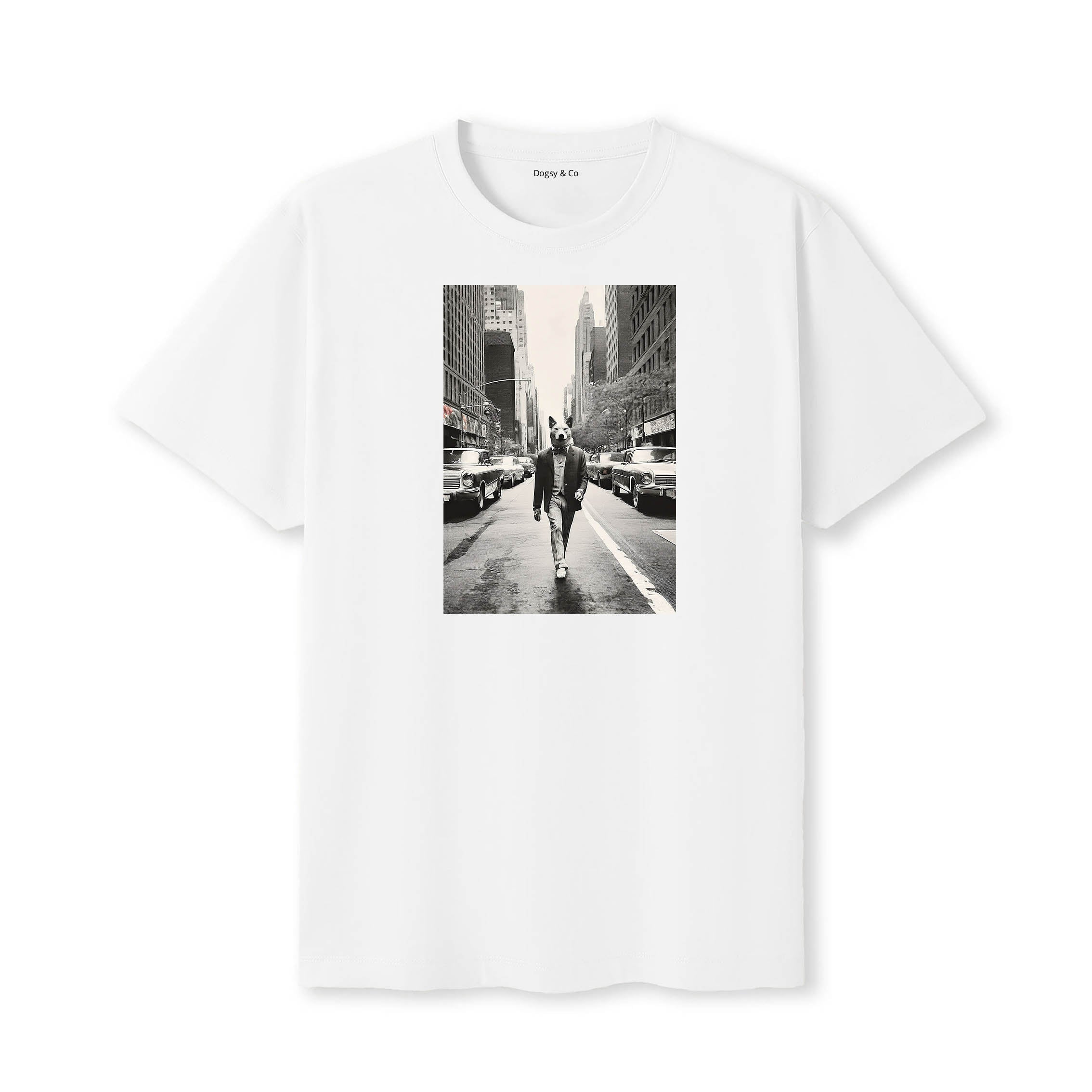 Shiba Dogsy Dean T-Shirt White