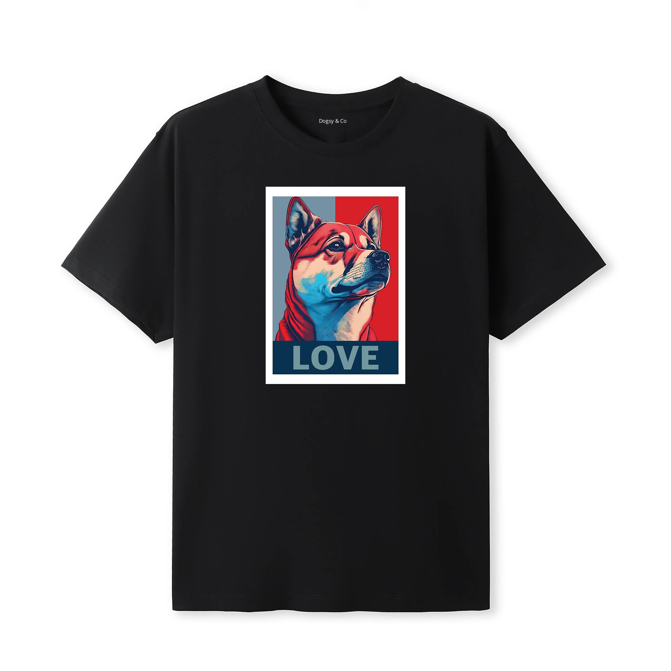 Shiba Love Pop Art T-Shirt V1