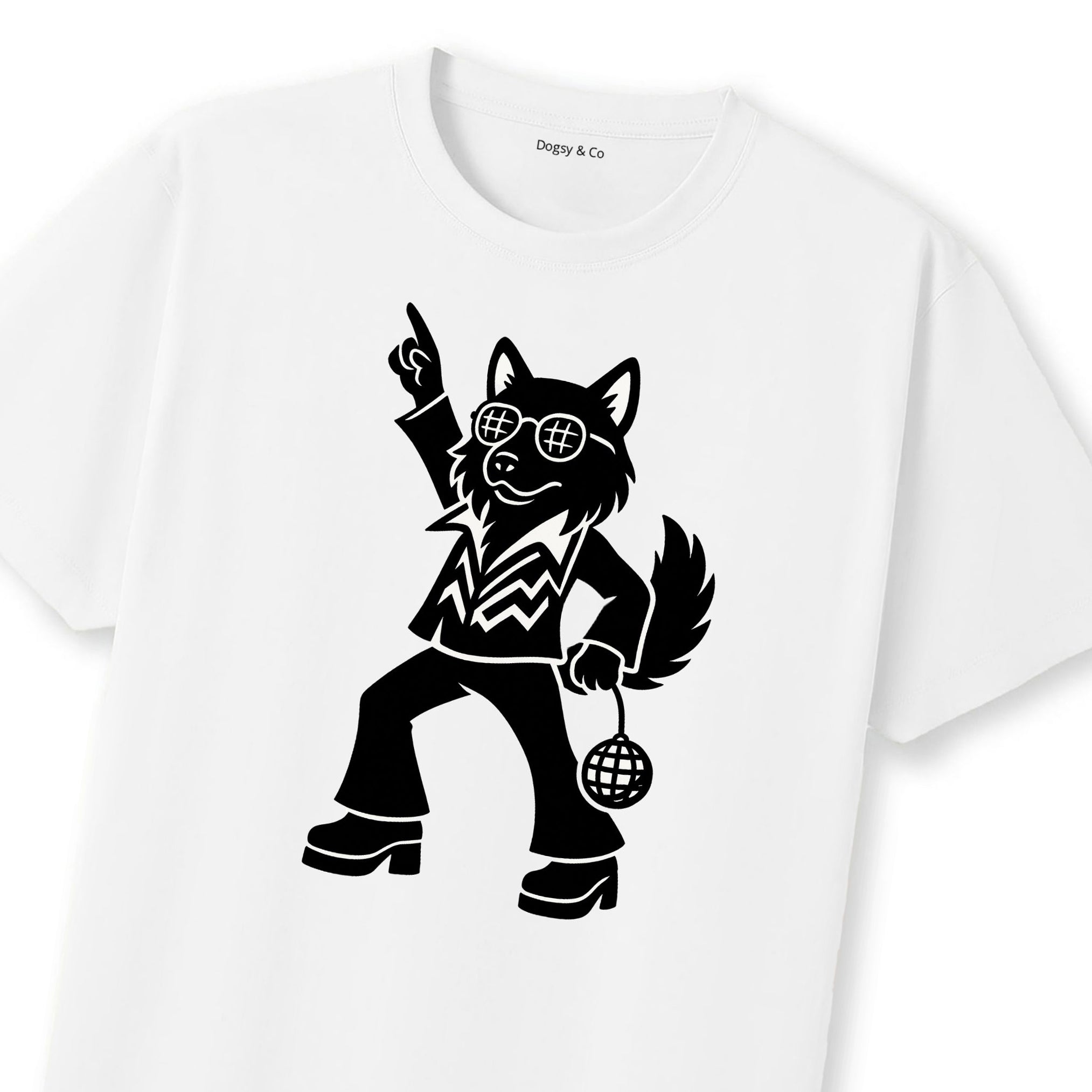 Shiba Disco Doggo T-Shirt | Dogsy & Co